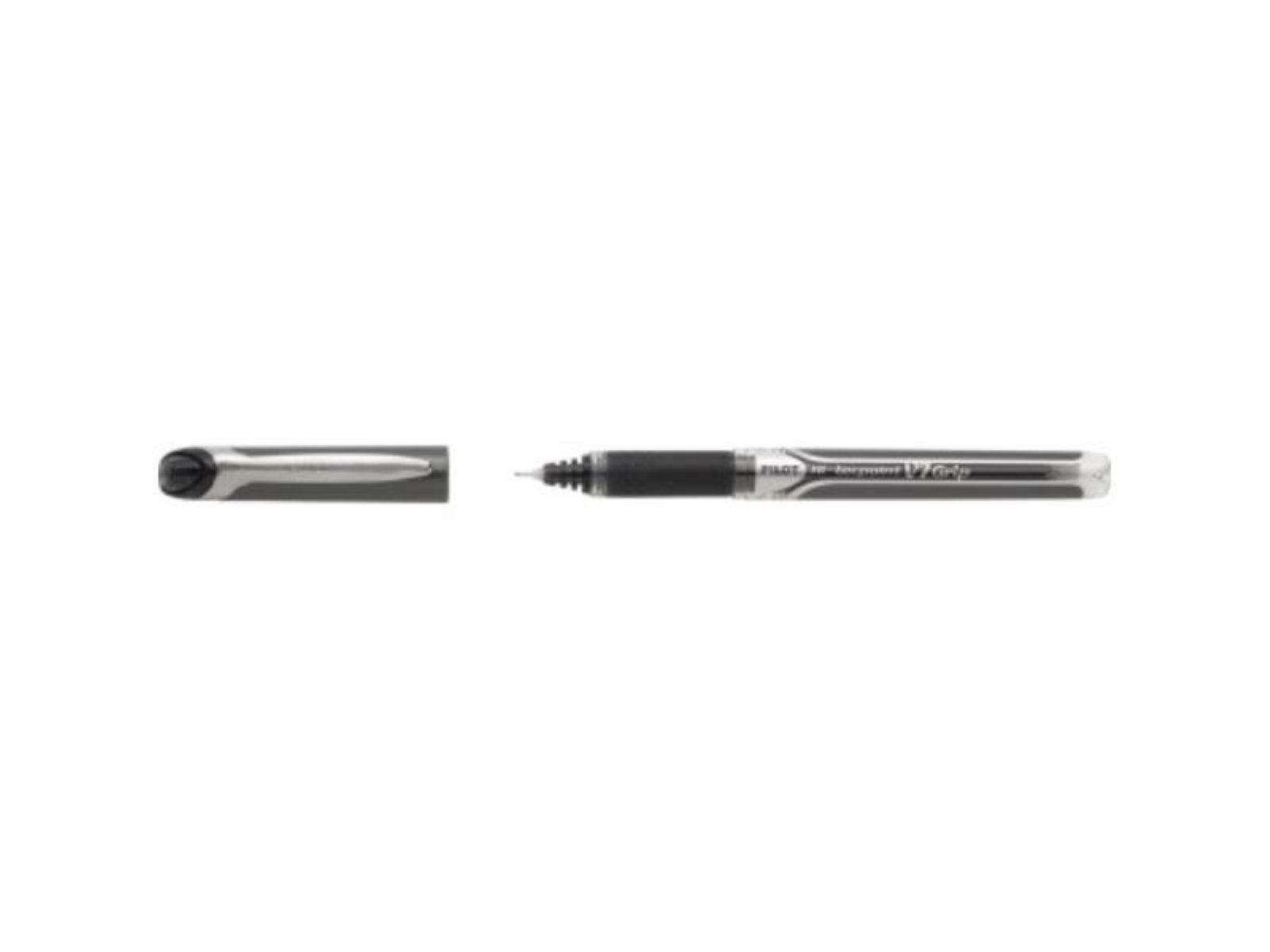 Pilot Tintenroller Aktionspack (Schwarz) – 1 Pack Mit 2 Stiften + 1 Ersatzmine, Schreibbreite 0,35mm / 0,70mm