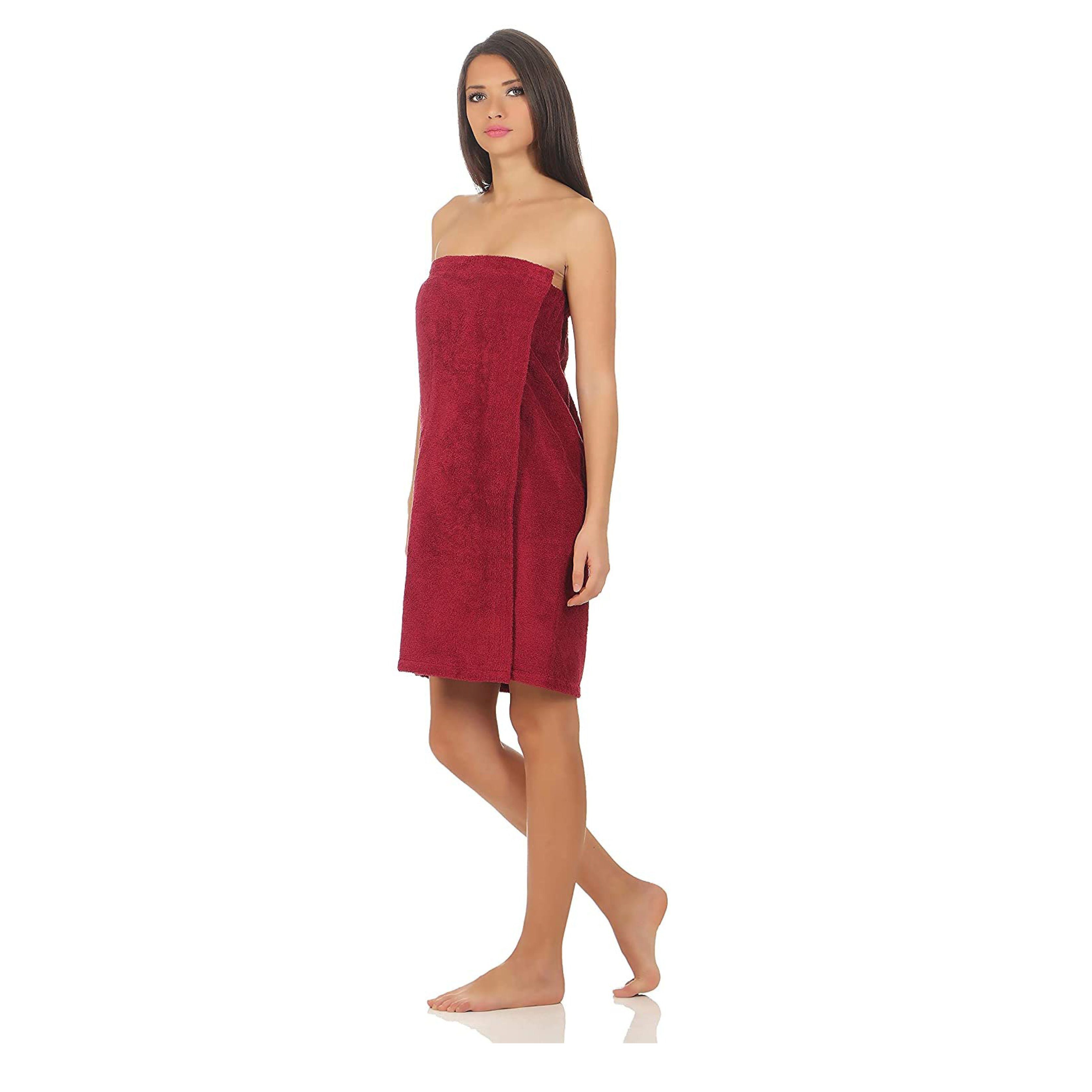 CLASS HOME COLLECTION Saunatuch Damen Saunakilt Saunatuch mit Klettverschlu günstig online kaufen