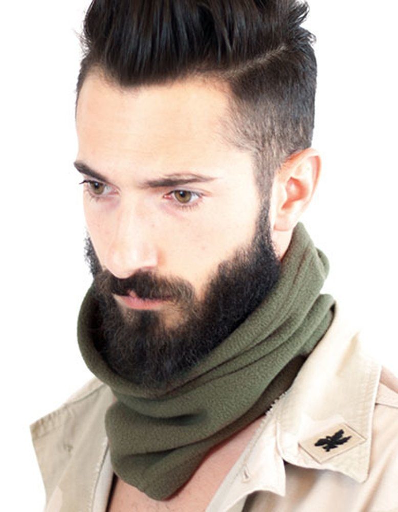 Modescout Stadler Multifunktionstuch Neckwarmer Loop Winter Schal, Schlauchförmiger Halswärmer