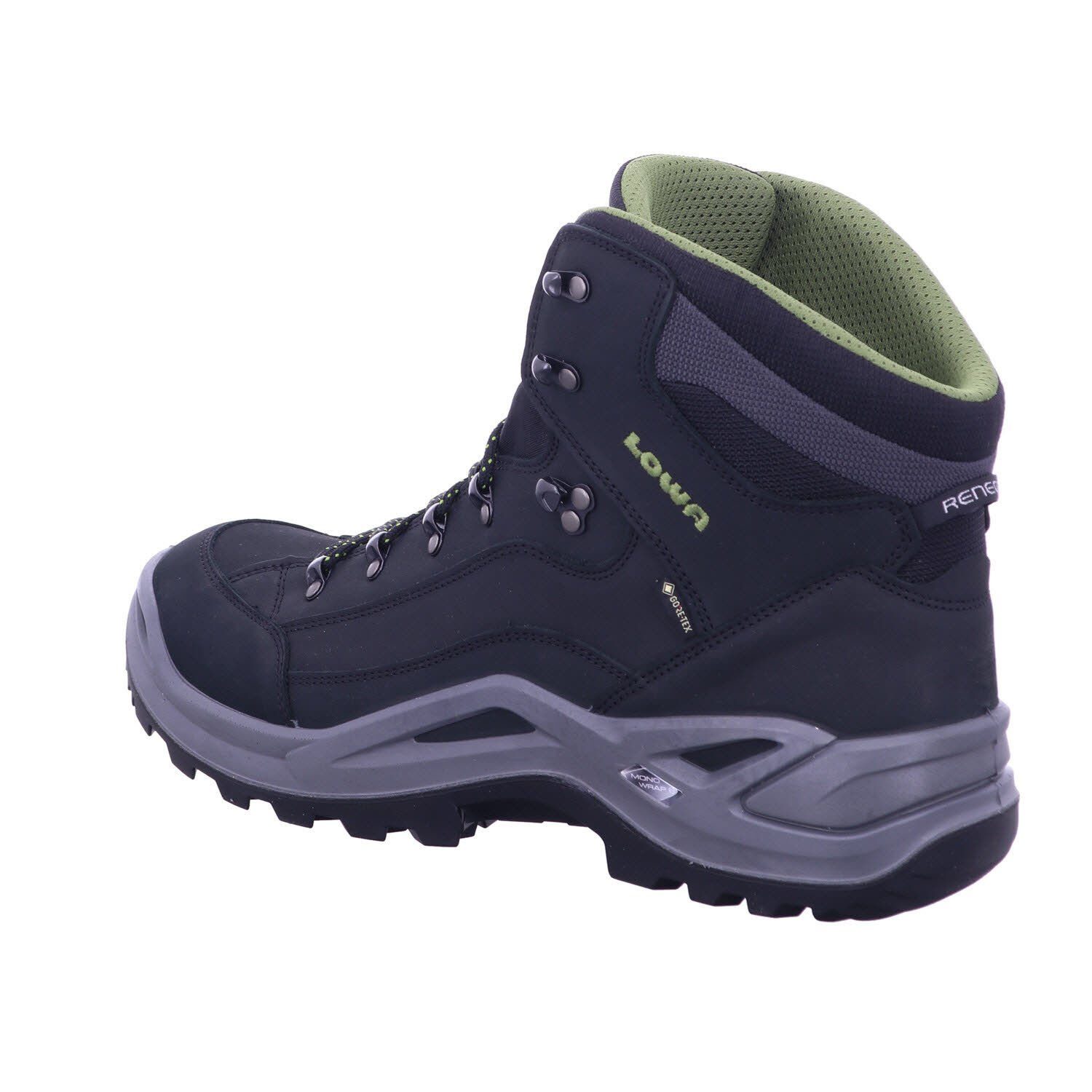 (1-tlg) Lowa RENEGADE LOWA schwarz Sohlenkonstruktion Professional Schaft- Outdoorschuh mit MID GTX und stabiler