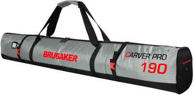 BRUBAKER Sporttasche »Carver Tec Pro Skitasche« (1-tlg., reißfest und schnittfest), gepolsterter Skisack mit Zipperverschluss, Skibag für Skier und Skistöcke, Ski Tasche