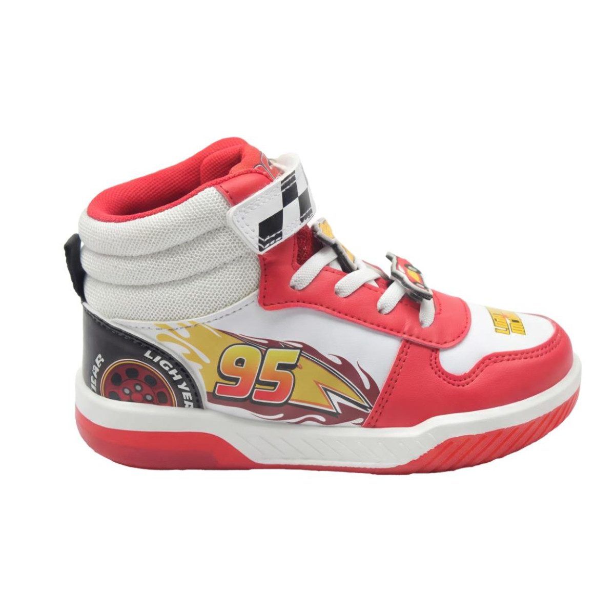 Disney Cars Kinder Sneaker mit Licht Sportliche Schuhe für Schule Freizeit Alltag Sneaker