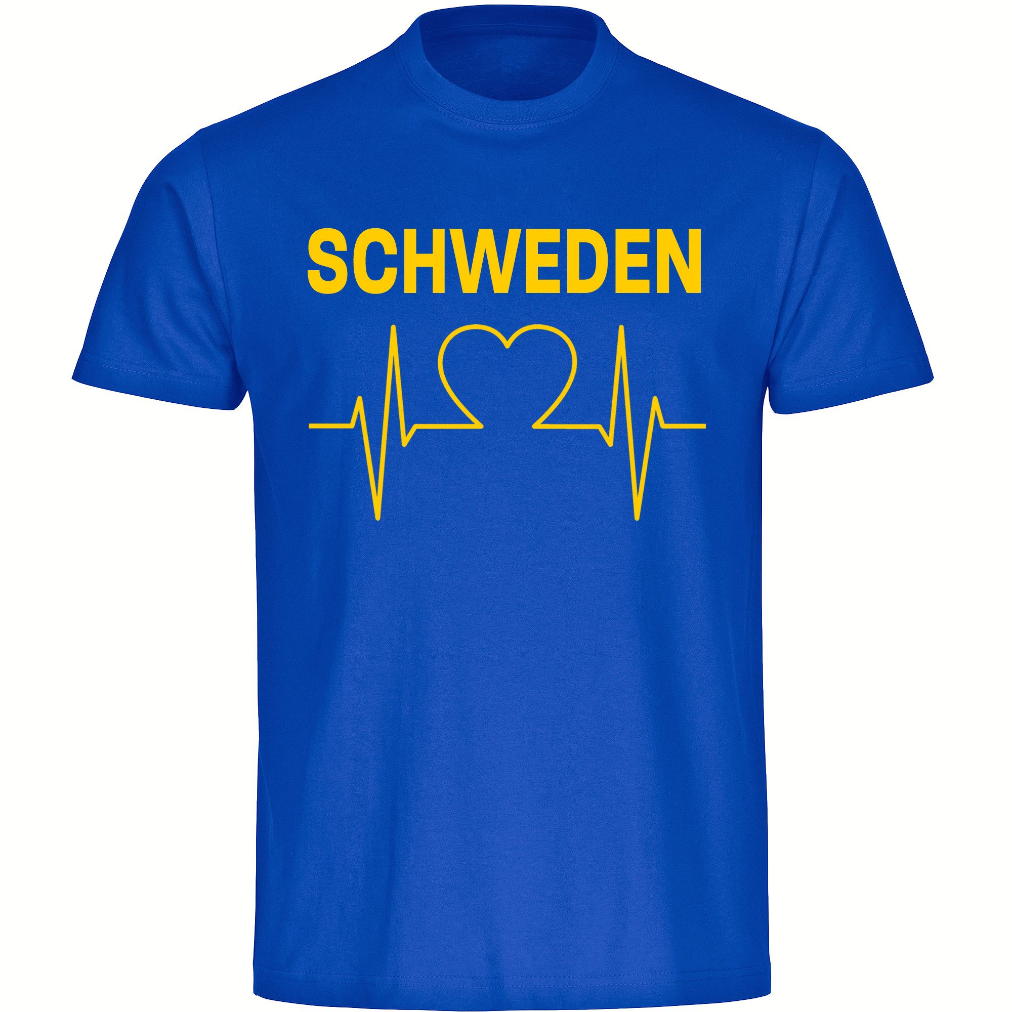 T-Shirt Herren Schweden - Herzschlag - Männer
