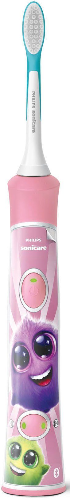 HX6352/42, Sonicare mit Elektrische St., Zahnputz-App 2 interaktiver Aufsteckbürsten: Philips Kinderzahnbürste