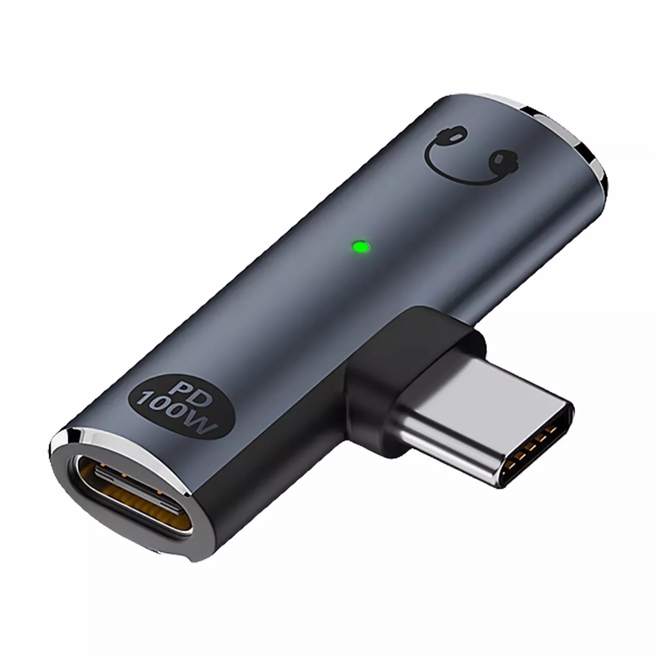 Bolwins C66 USB-C Audio Adapter Stecker auf Buchse + 3,5mm Klinke AUX Audio-Adapter USB-C Stecker, 3,5 mm Klinkenbuchse zu USB-C, 3,5 mm Klinke, 0 cm, 2-in-1 USB-C Audio & Ladeadapter Gleichzeitiges Laden und Musikhören