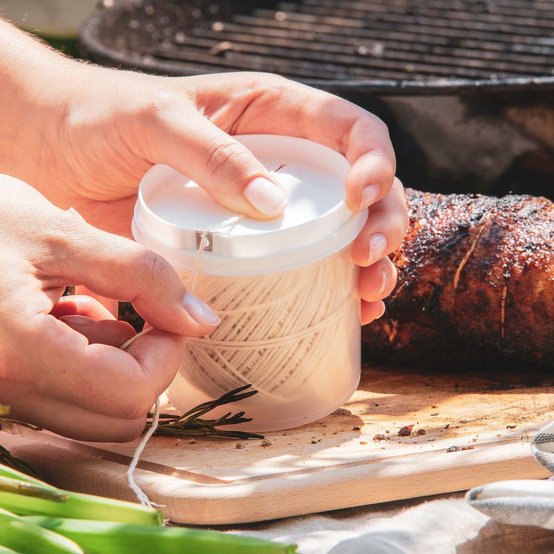 FACKELMANN Küchengarn, (2-St), Grillschnur, Bratenschnur, Kochschnur, Fleis günstig online kaufen