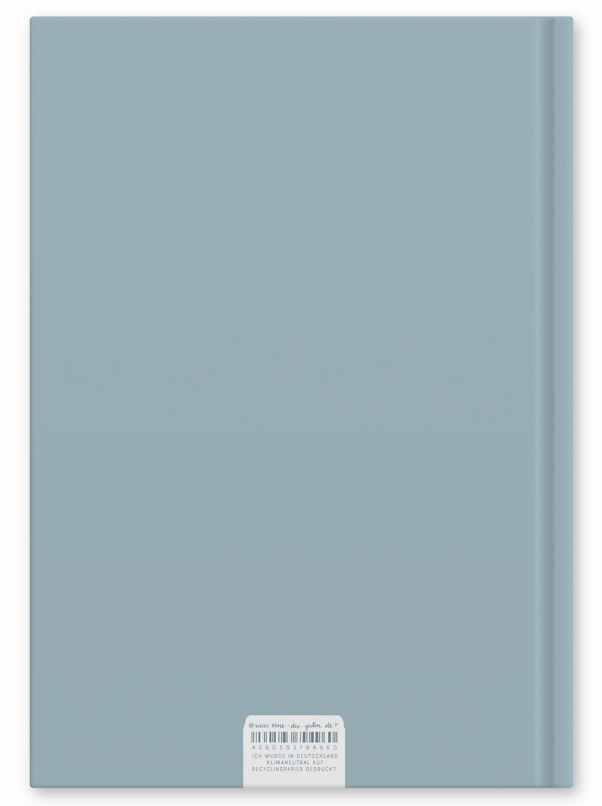 Eine der Guten Tagebuch 17x24 Verlag großes 80 blau, Notizbuch Hardcover 120 Papier, mit Tagebuch Liebes FSC Herz - Seiten, Linien, g cm rosa