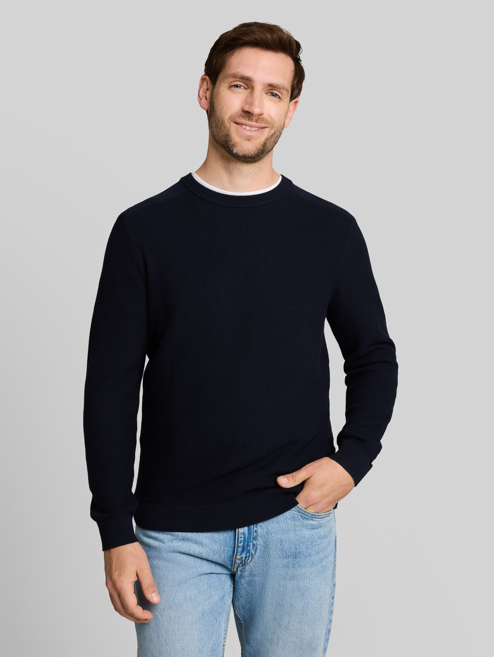 TOM TAILOR Strickpullover Pullover & Strickjacken Strickpullover aus Baumwolle