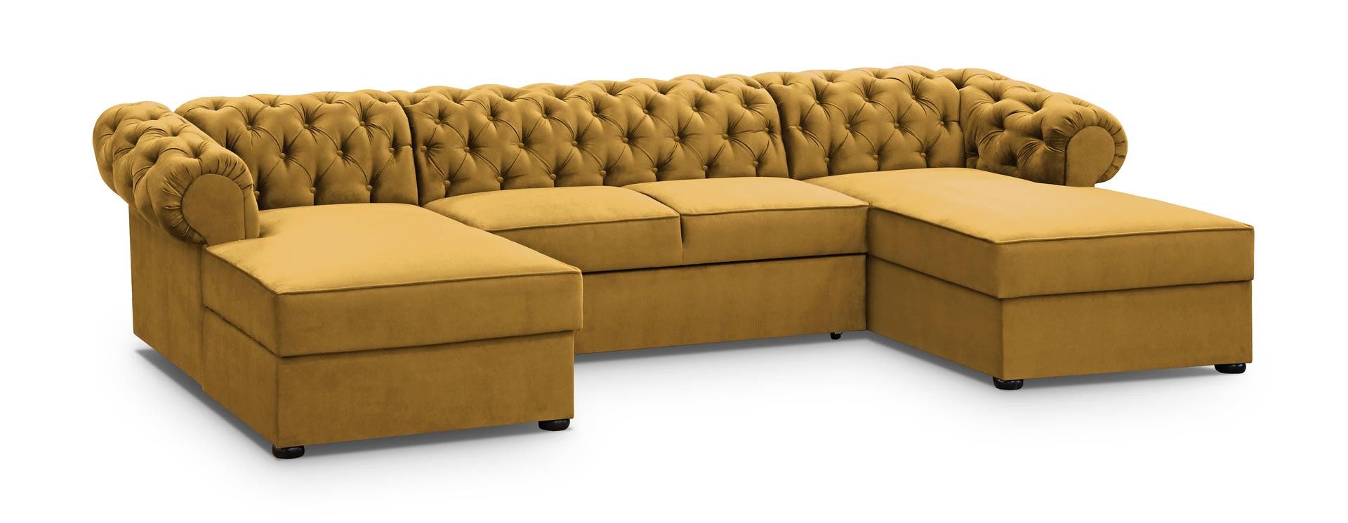 Beautysofa Ecksofa mit Schlaffunktion und zwei günstig online kaufen