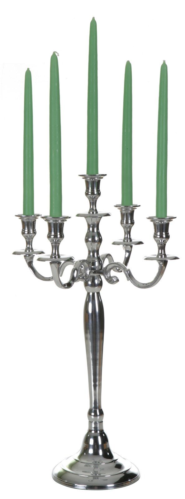 ARTRA Tischkerzenhalter (1 St), Aluminium Kerzenständer - 5armig hoch 53 cm