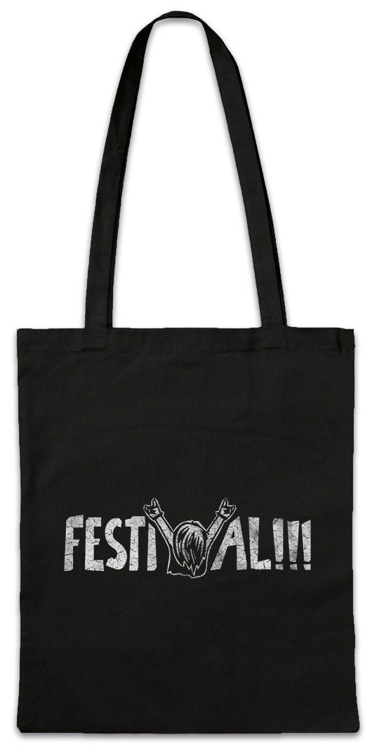 Beuteltasche Festival Stofftasche Band Punk Death Heavy Metal Hard Skulls Music