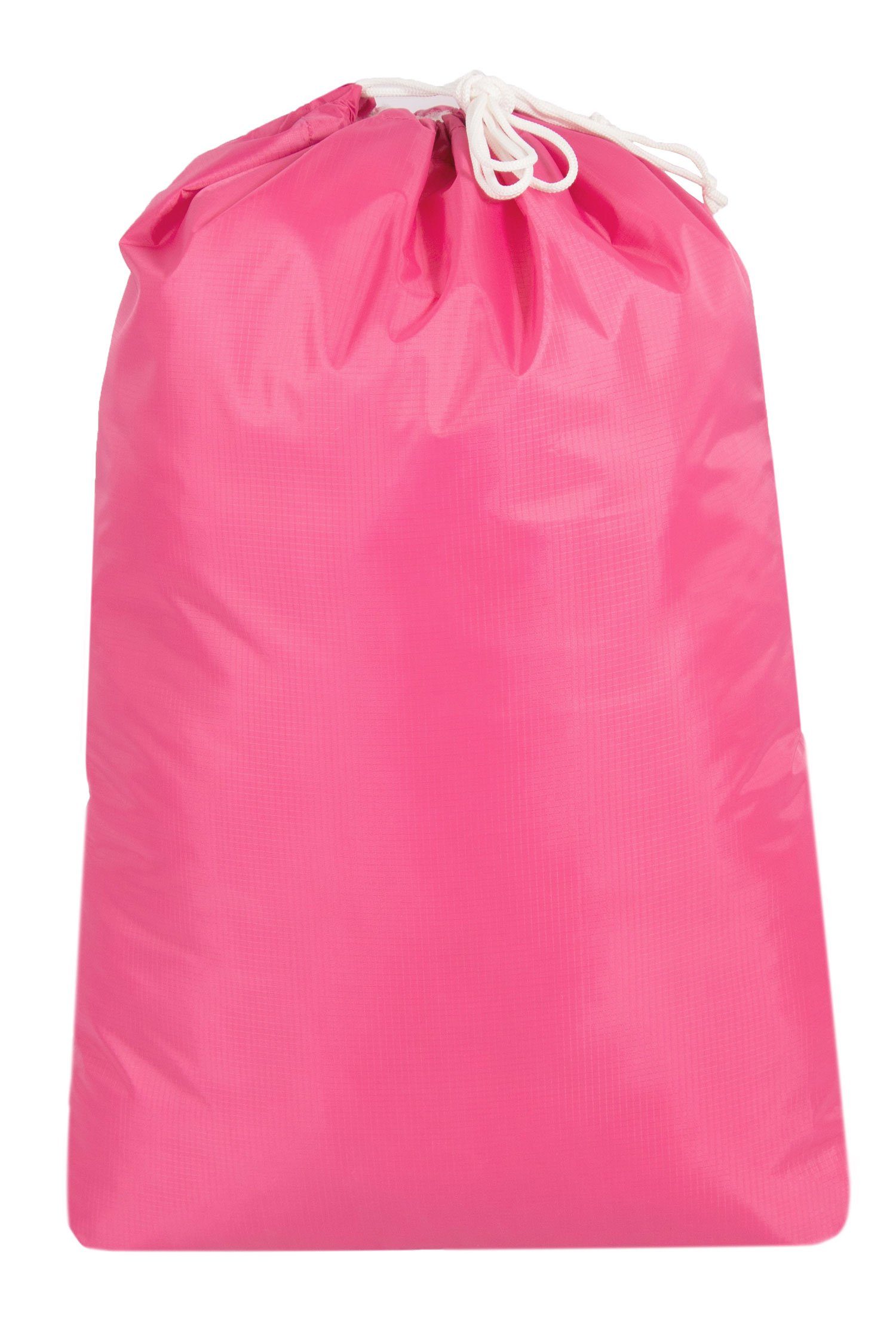 ZOLLNER24 Wäschesack (1 St), 100% Polyester, mit Kordelzug, wasserabweisend pink