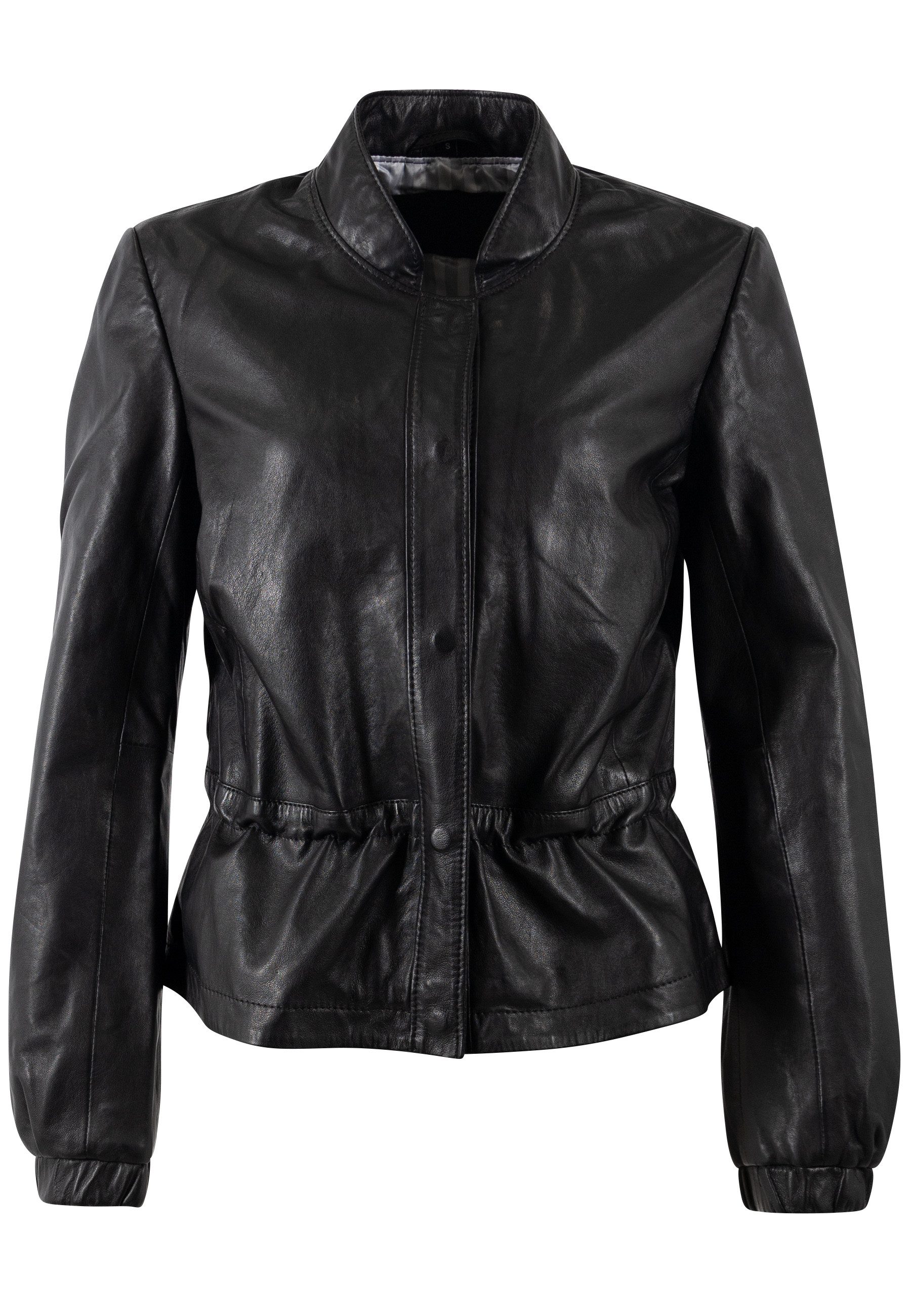 Mauritius Lederjacke MWEliz mit verstellbarer Taille günstig online kaufen