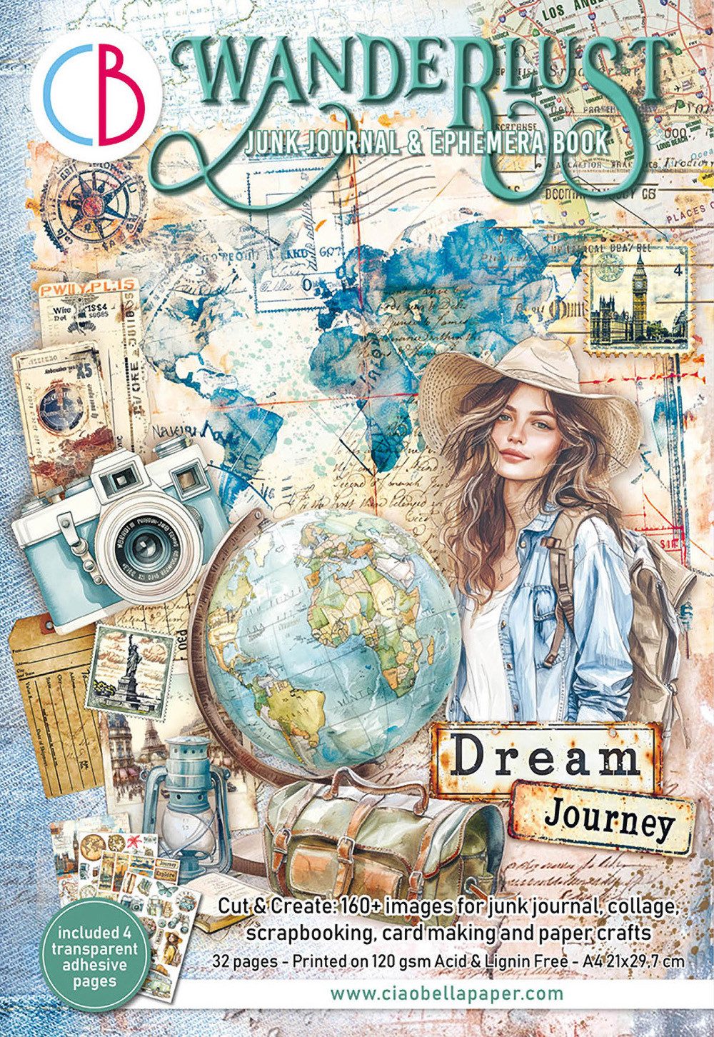 Motivpapier Wanderlust