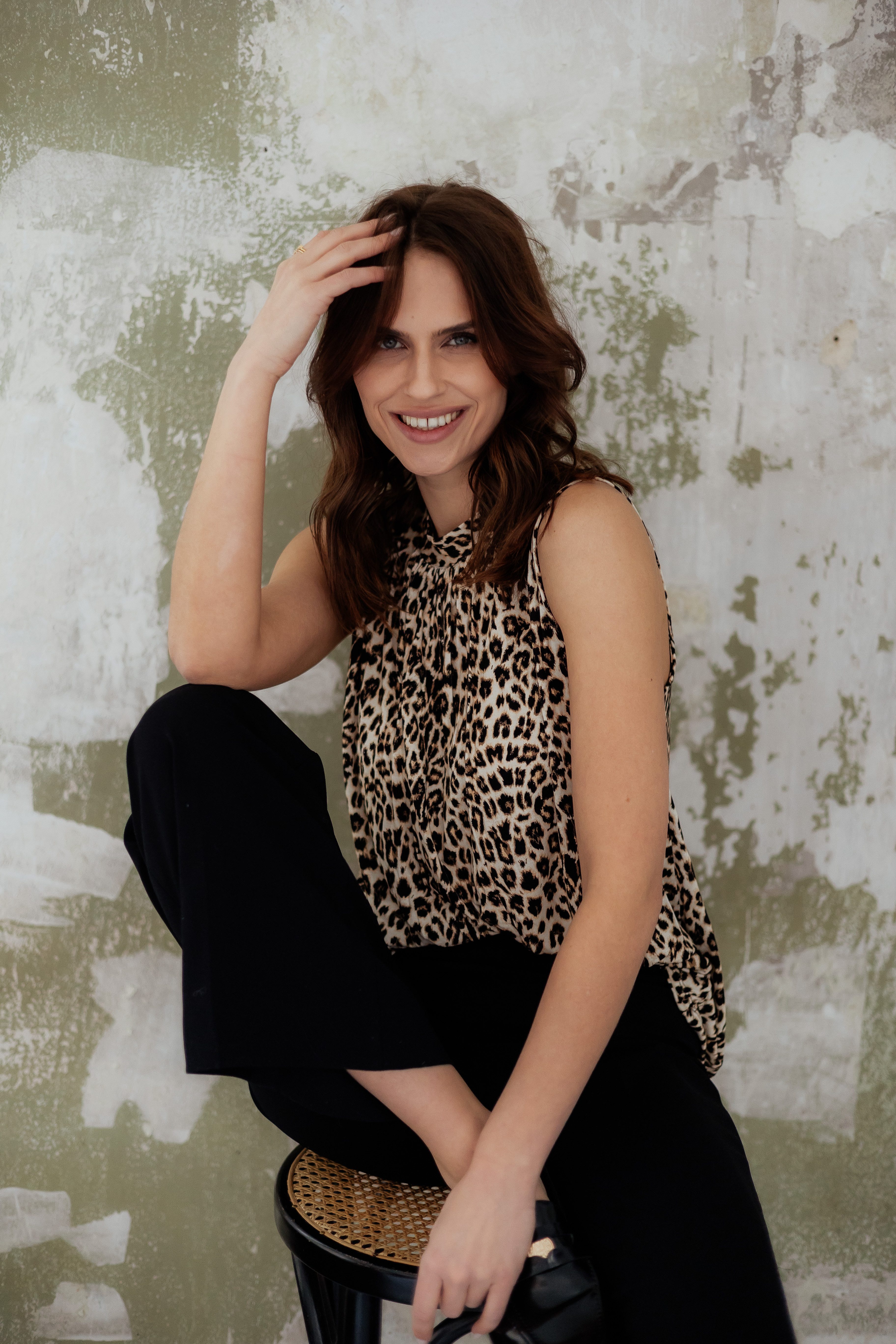 von Herzen Neckholdertop Leoprint Top – günstig online kaufen