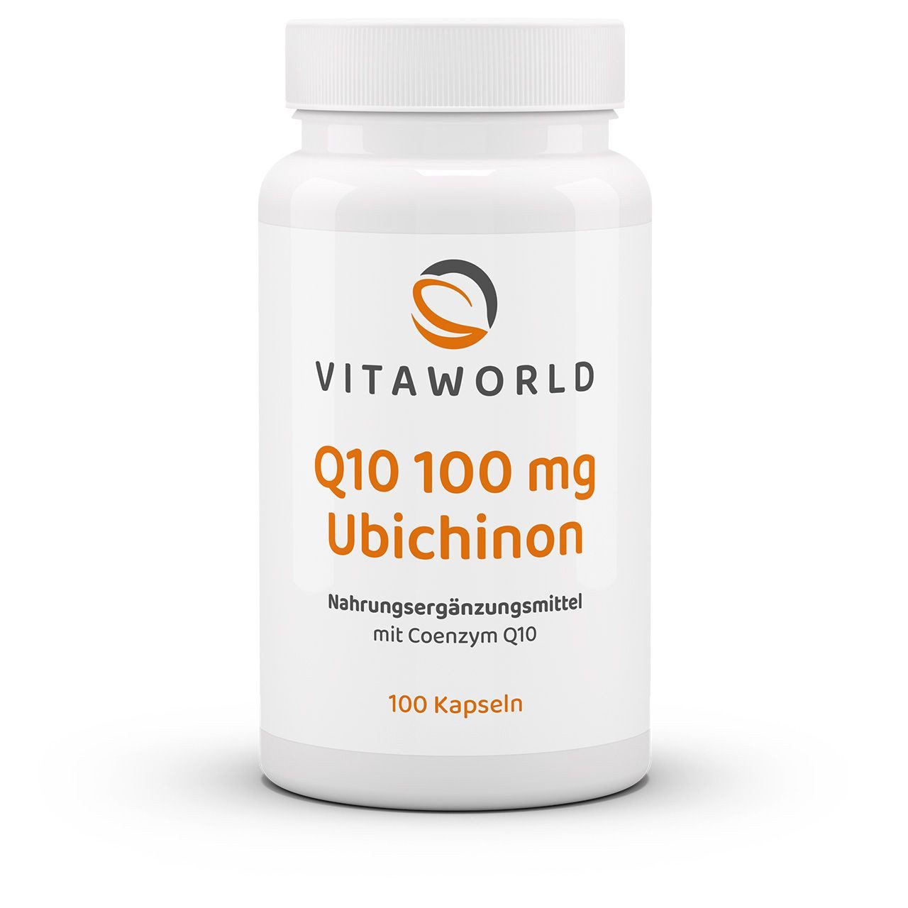 vitaworld Q10 100 mg Ubichinon - 100 % natürlich - Hefe-Fermentation Kapseln, 100 St., 43.0 g