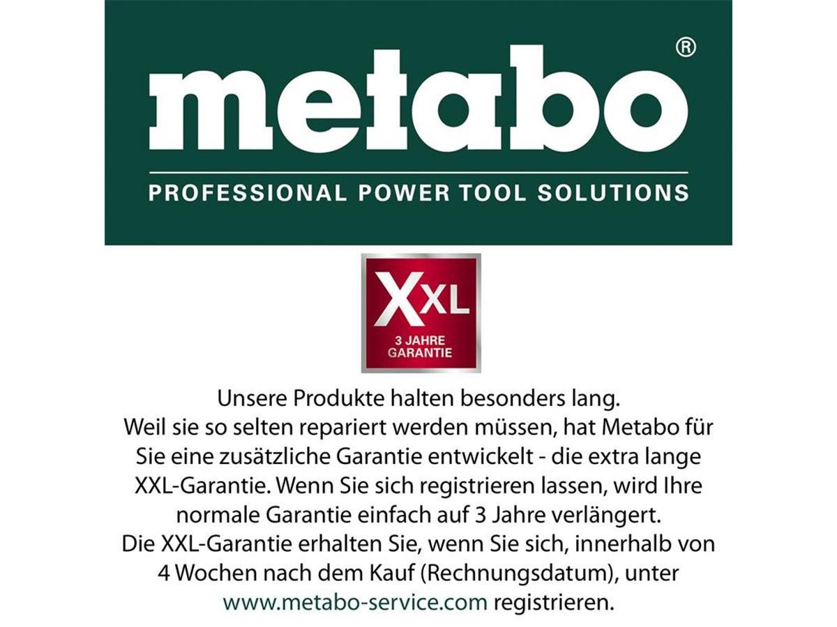 metabo Akku-Stichsäge ST 18 LT 130 BL, Solo Version, ohne Akku, ohne Ladegerät, inkl. Zubehör + metaBOX 145 L