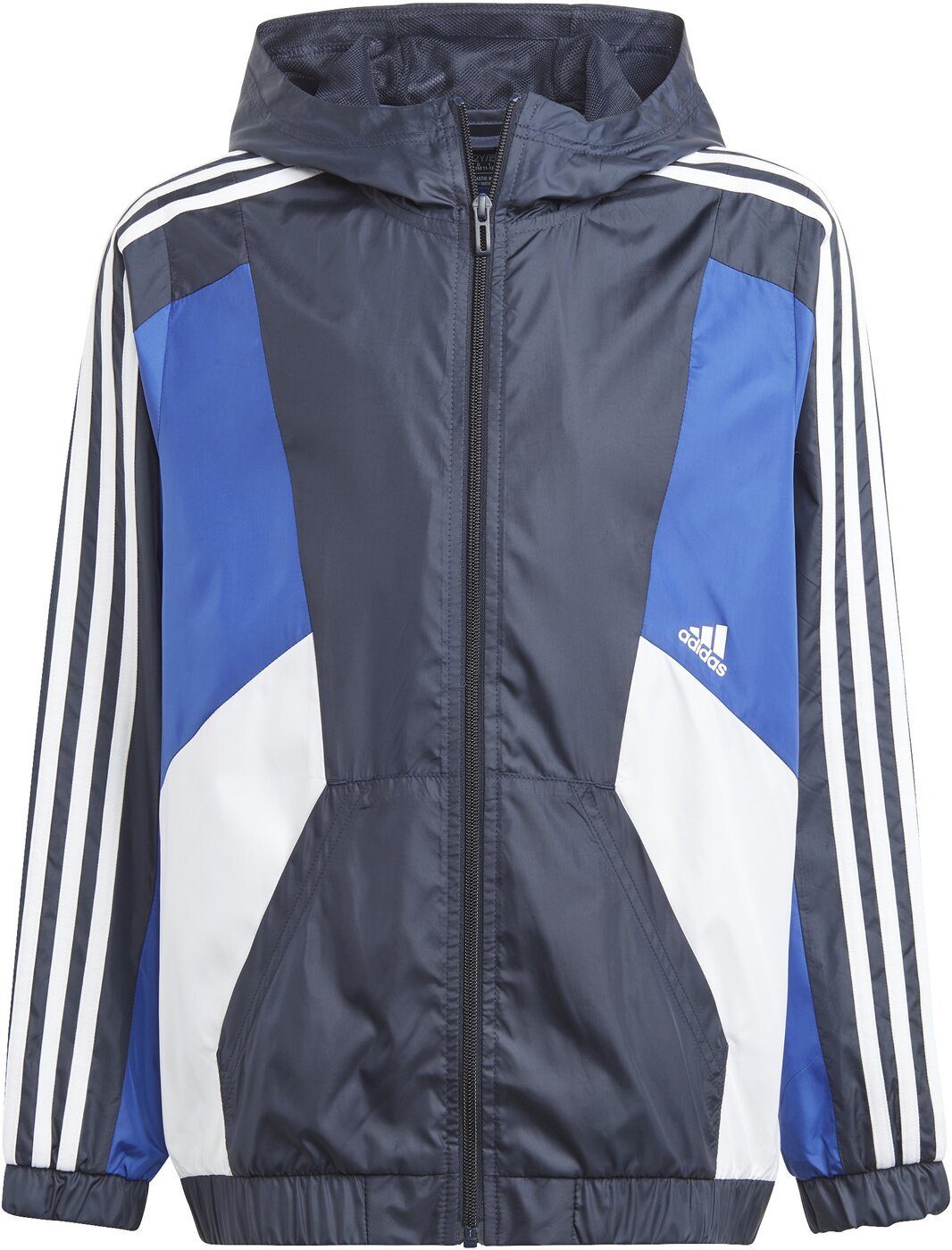 U LEGINK/SELUBL/WHITE adidas CB WB 3S Anorak Sportswear