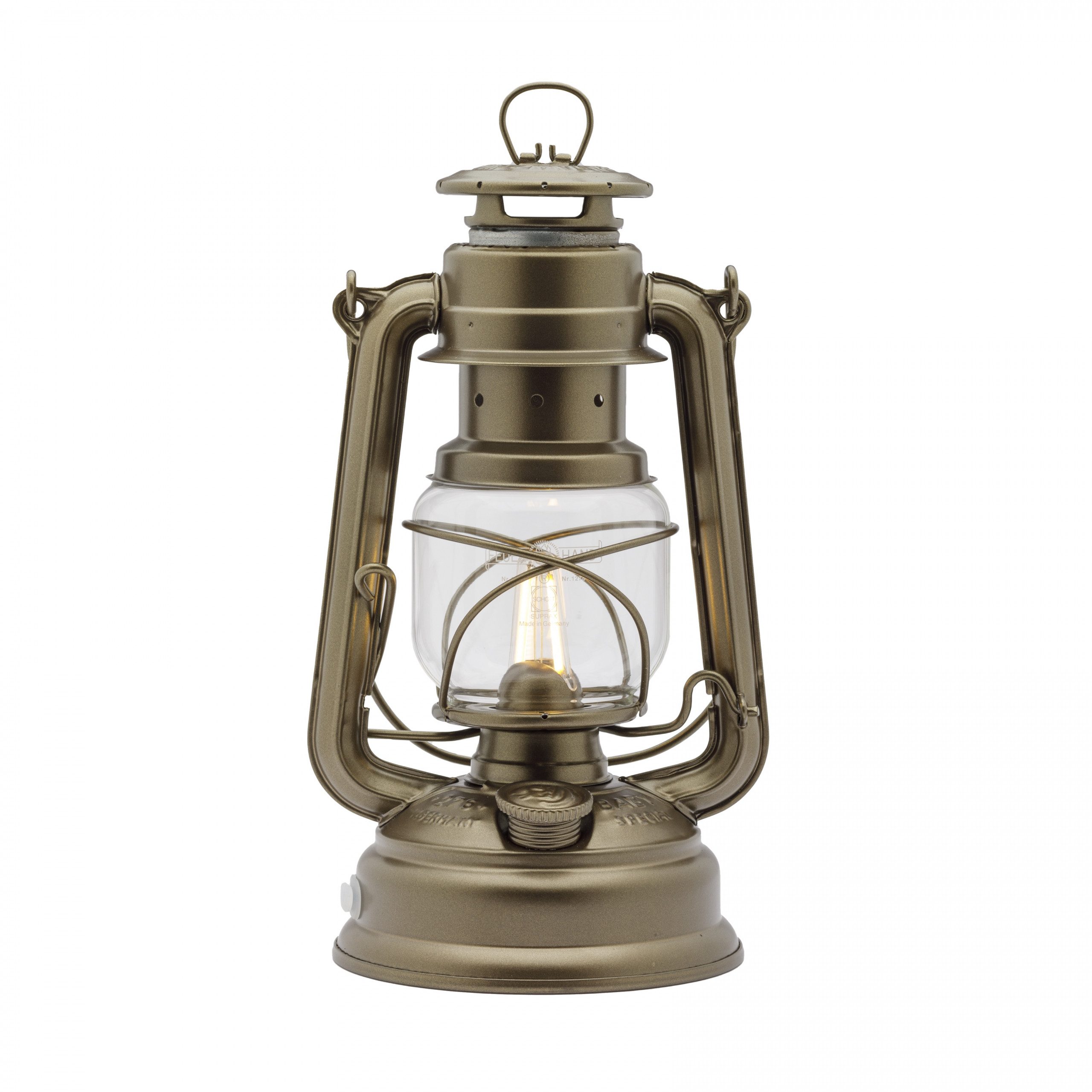 Feuerhand Gartenleuchte Feuerhand LED Laterne Baby Special 276 Bronze Dimmbar