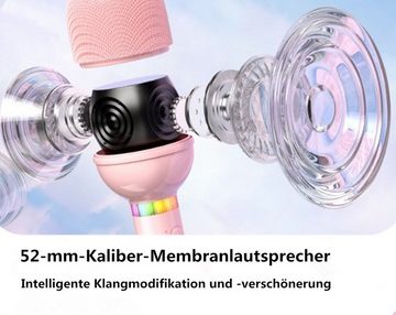 XDOVET Mikrofon Karaoke Mikrofon Kabellos Kinder,Wireless Bluetooth Microphone, Funkmikrofon Geschenk&Spielzeug für kinder tragbares KTV Mikro Mic