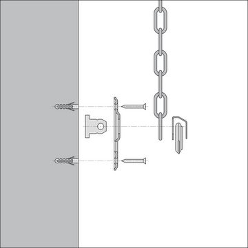 BASI Gitterrostsicherung BASI® Gitterrostsicherung für Kellerschächte 1 Paar GS100 Typ 1620-000