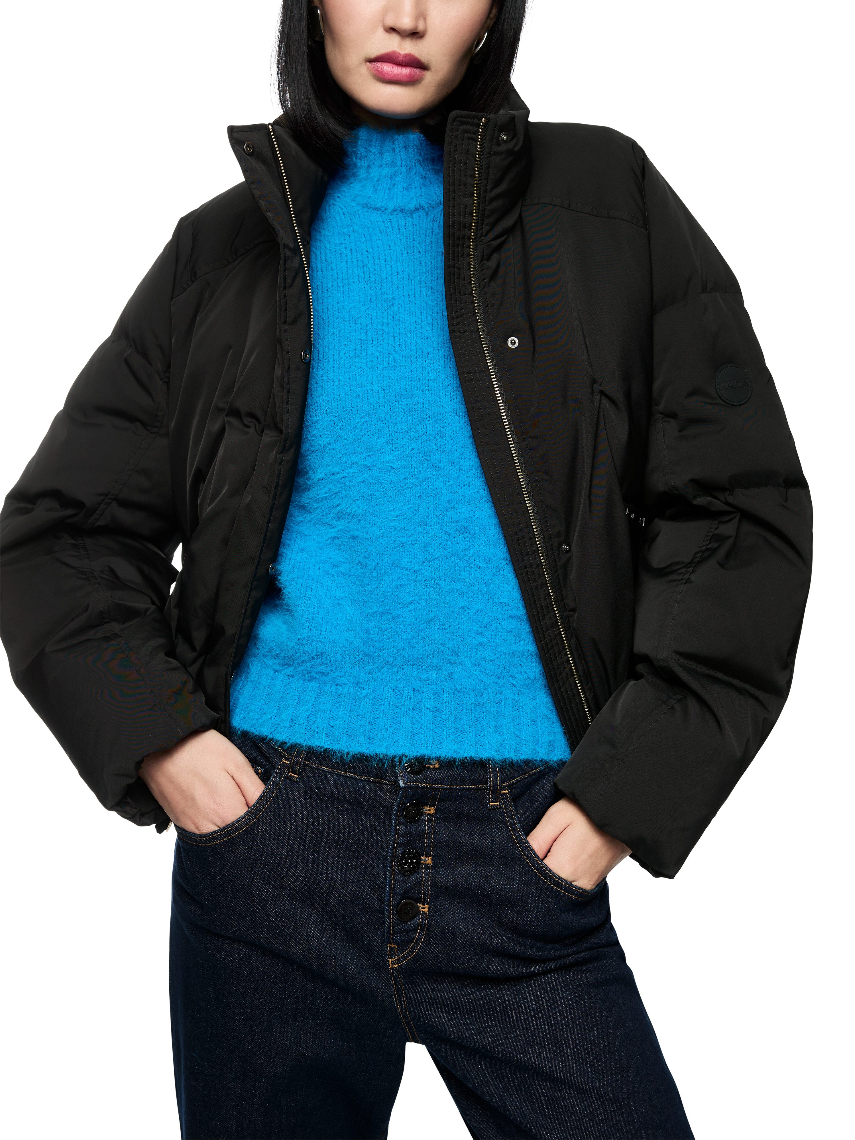 Marc Cain Steppjacke Mystic Plumage Premium Damenmode mit Strickbund, Stehk günstig online kaufen