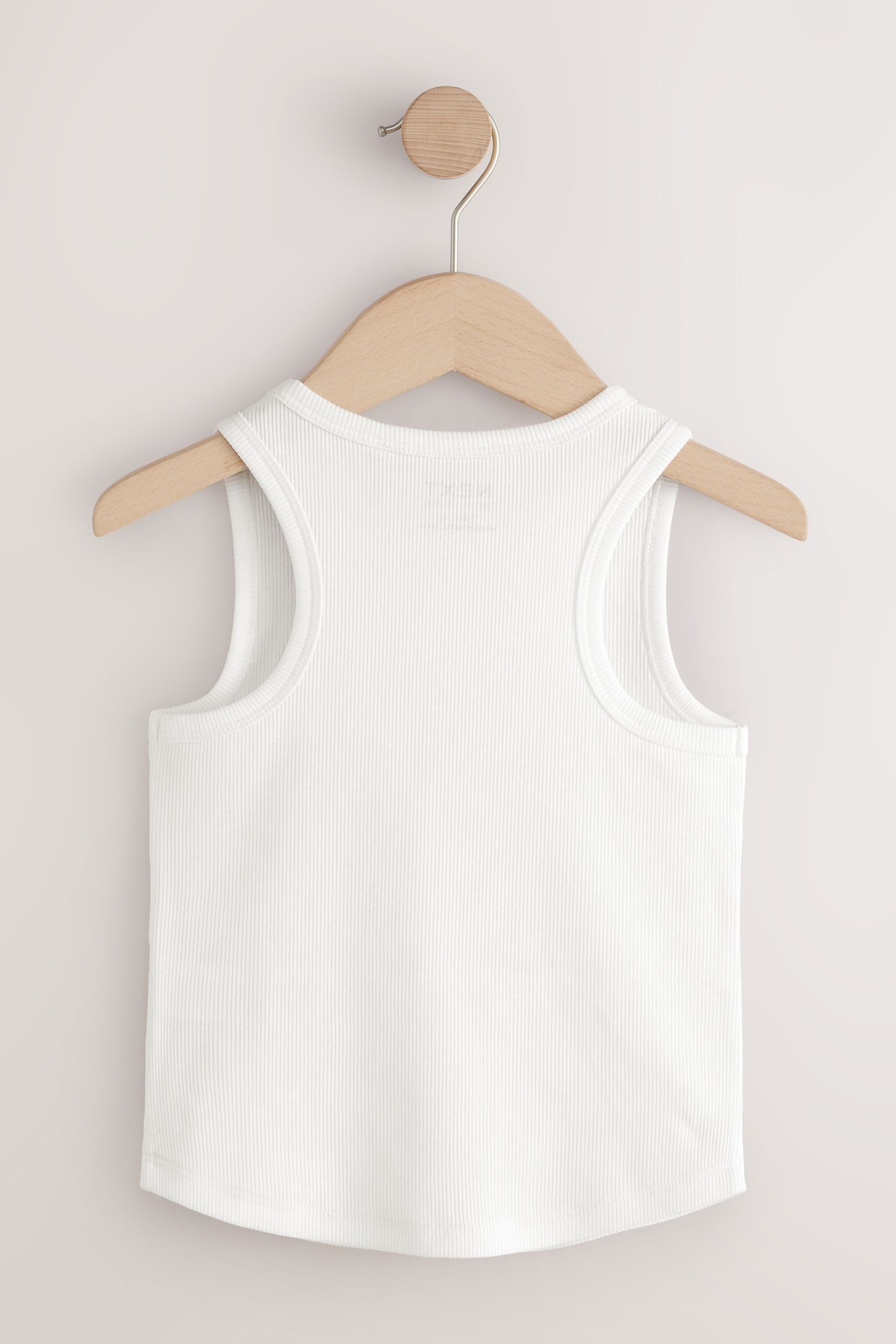 Next T-Shirt Gerippte Trägertops im 7er-Pack (7-tlg) – Bild 4 von 5