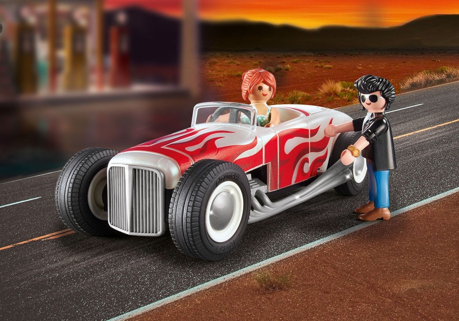 Playmobil® City Life Hot Rod Starter Pack Konstruktions-Spielset, (Hot Rod Starter Pack), Made in Europe