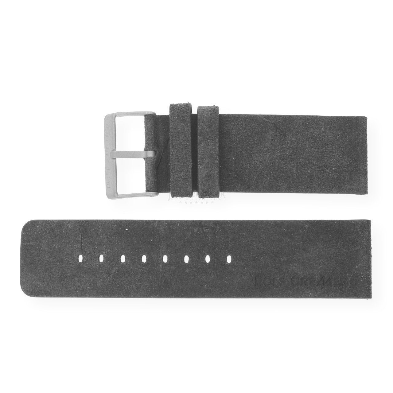 Rolf Cremer Uhrenarmband Rolf Cremer Uhrenarmband für Big Turn LB103 dunkelgrau antik
