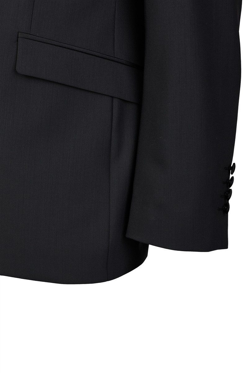 Wilvorst Sakko Wilvorst CLASSICs Herren Smokingsakko Modern Fit Schwarz