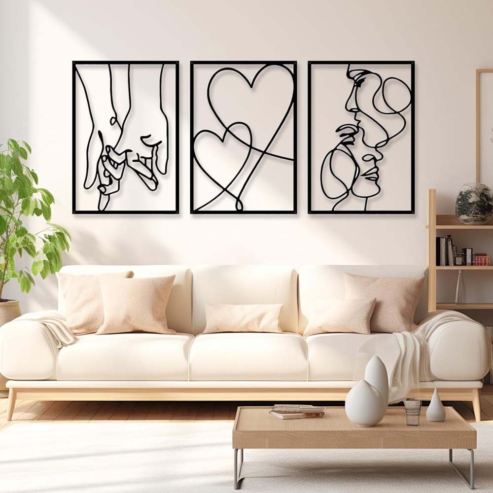 trends for living Wandbild Wanddekoration 3er günstig online kaufen