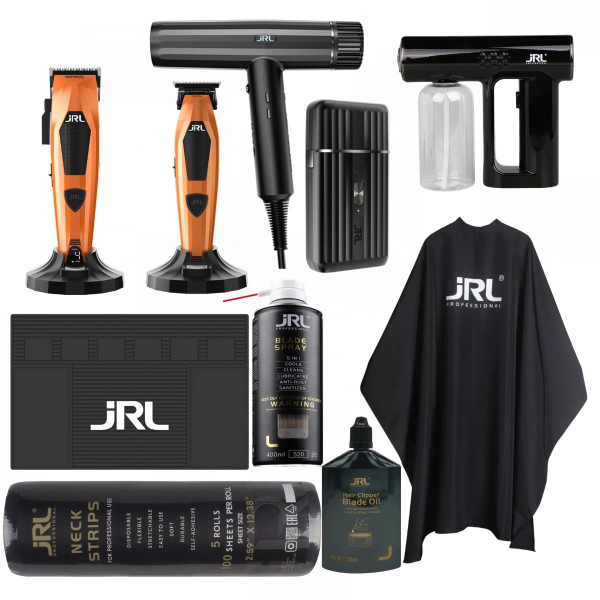 JRL Haarschneider JRL Profi Friseur Set - 6, Professionelles JRL Komplettset für Friseure, Profi Barber Komplettset