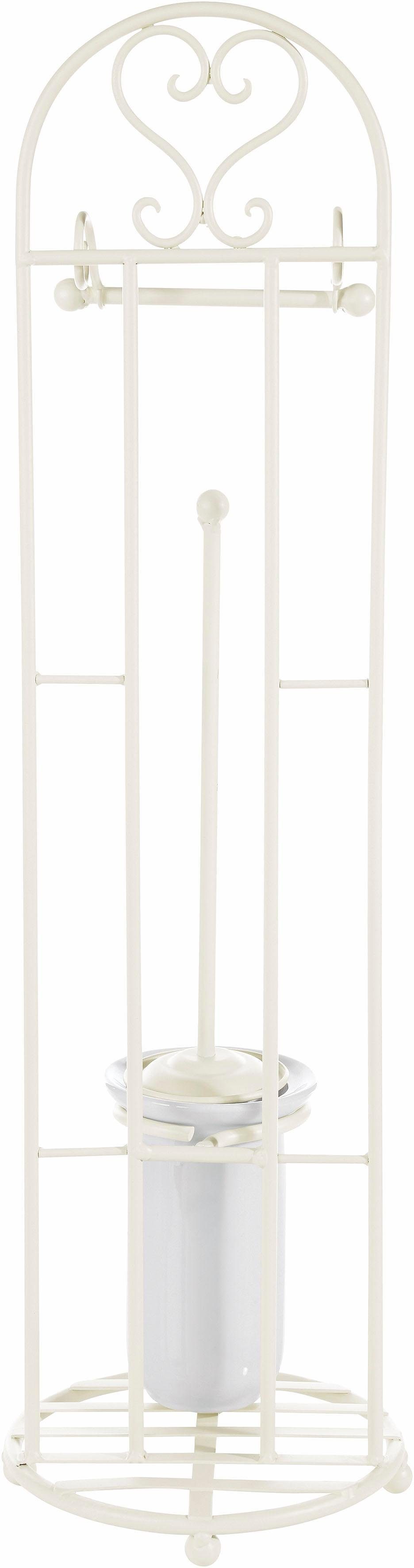 Ambiente Haus Toilettenpapierhalter Antik, antikweiß – Bild 4 von 5