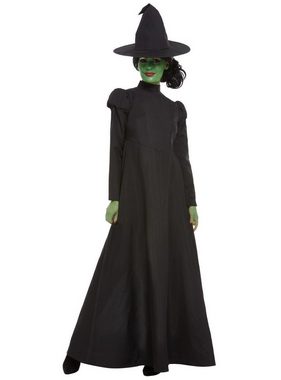 Smiffys Kostüm Wicked Witch, Klassisches Hexenkostüm im Stil des 'Zauberer von Oz'