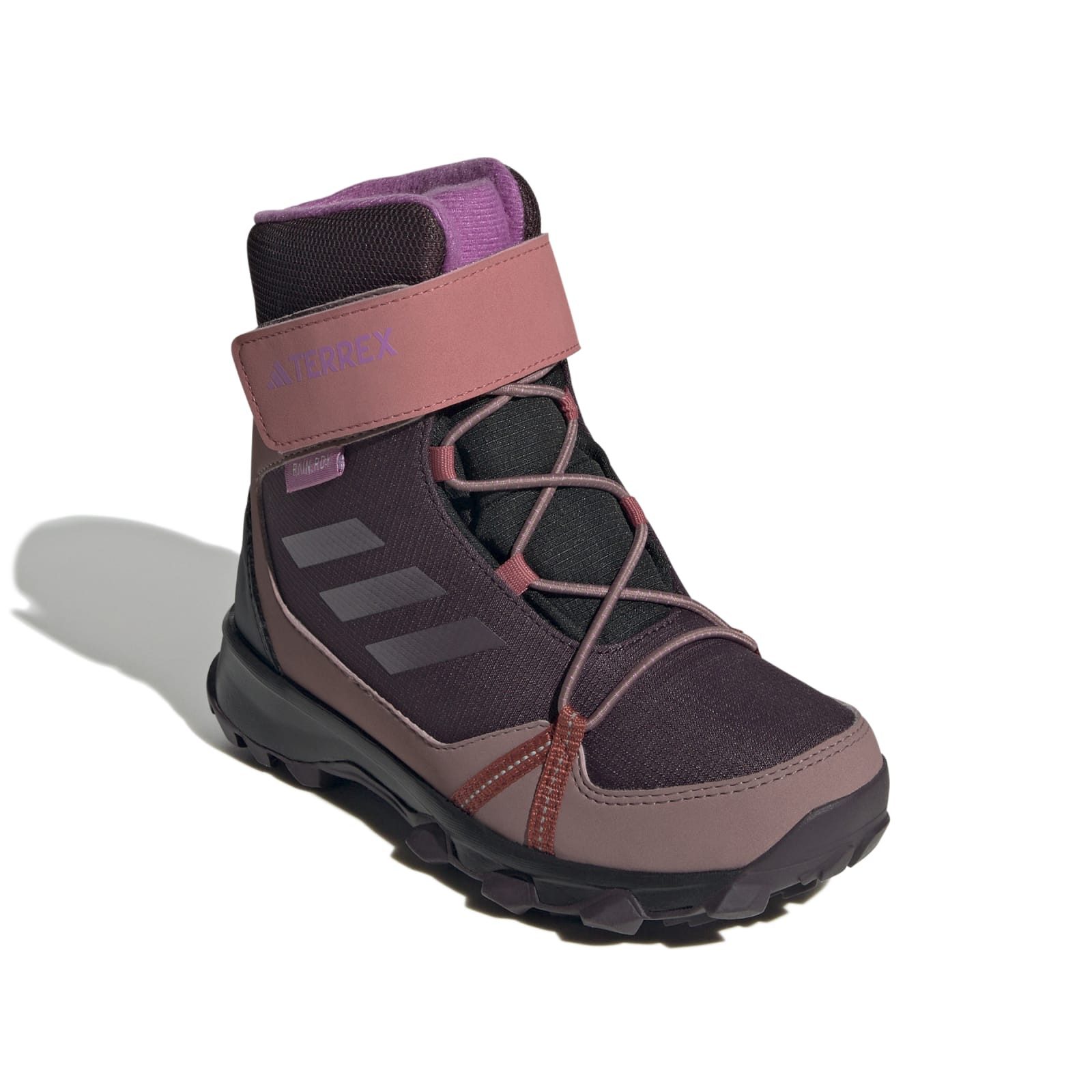 adidas Performance Winter-Wanderschuhe Terrex Snow Hook-And-Loop COLD.RDY violett/schwarz Laufschuh