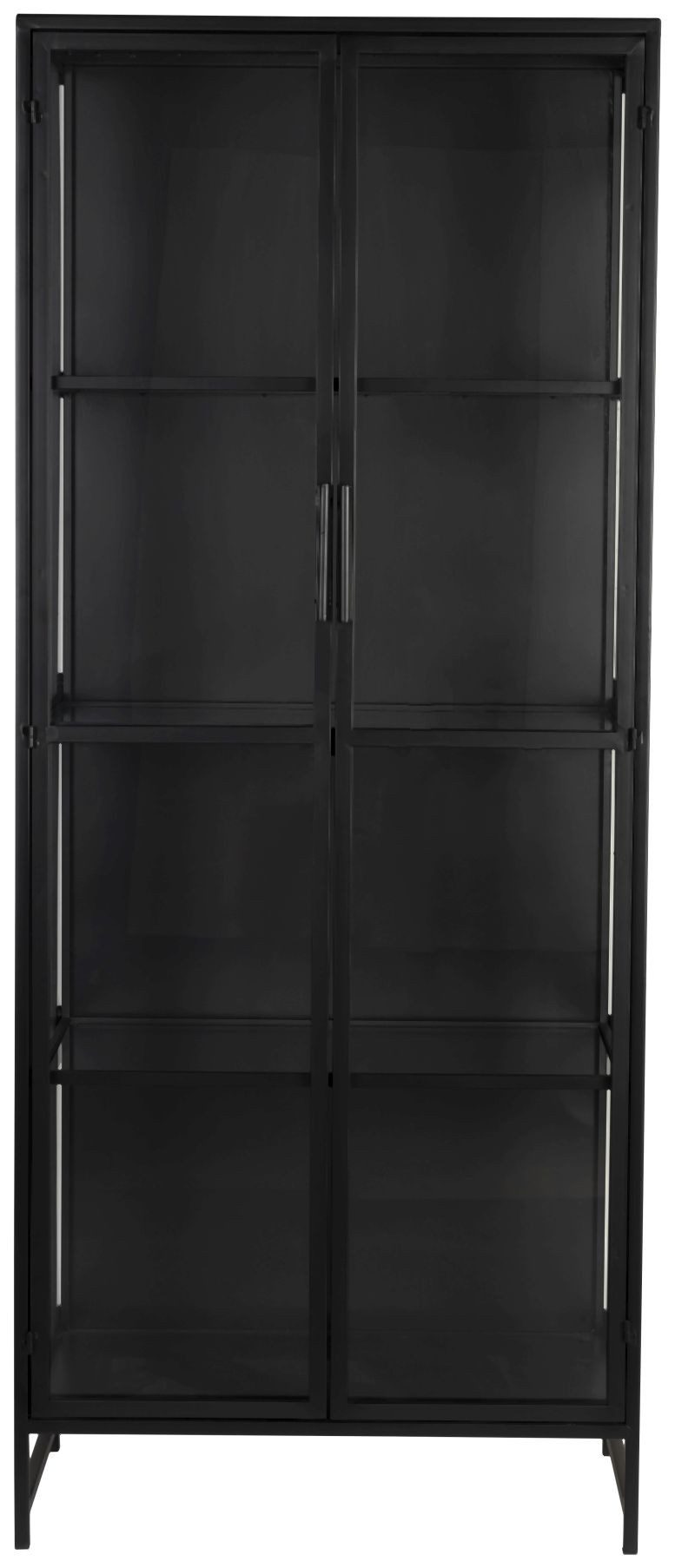 Trendmöbel24 Vitrine Vitrine Schrank ROB LARGE aus Metall im Vintage Style
