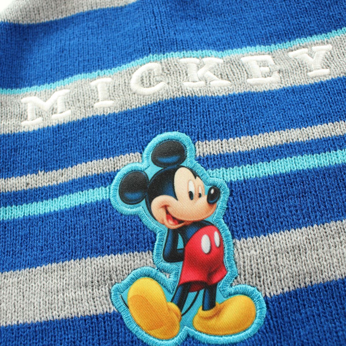Disney Jerseymütze Disney Mickey Maus 2tlg Set Kinder Wintermütze Handschuhe Gr. 54