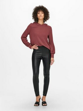 ONLY Sweatshirt ELCOS EMMA (1-tlg) Weiteres Detail, Plain/ohne Details, Drapiert/gerafft