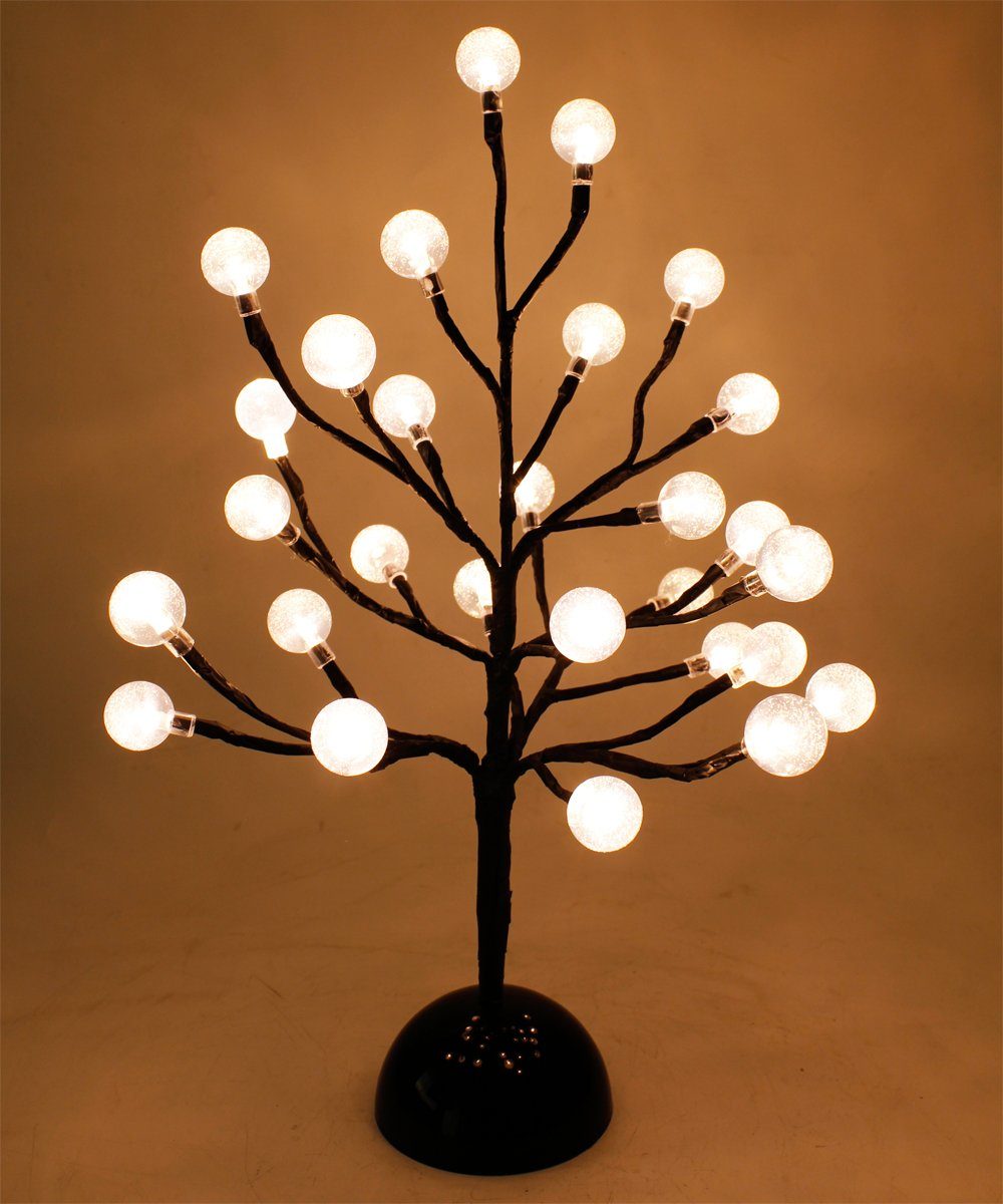 Kunstpflanze Dekogras 110 Cm Mit LED Beleuchtung | 10 Warmweiße Blüten, Timer-Funktion | Batteriebetrieben, Für Wohnung & Terrasse