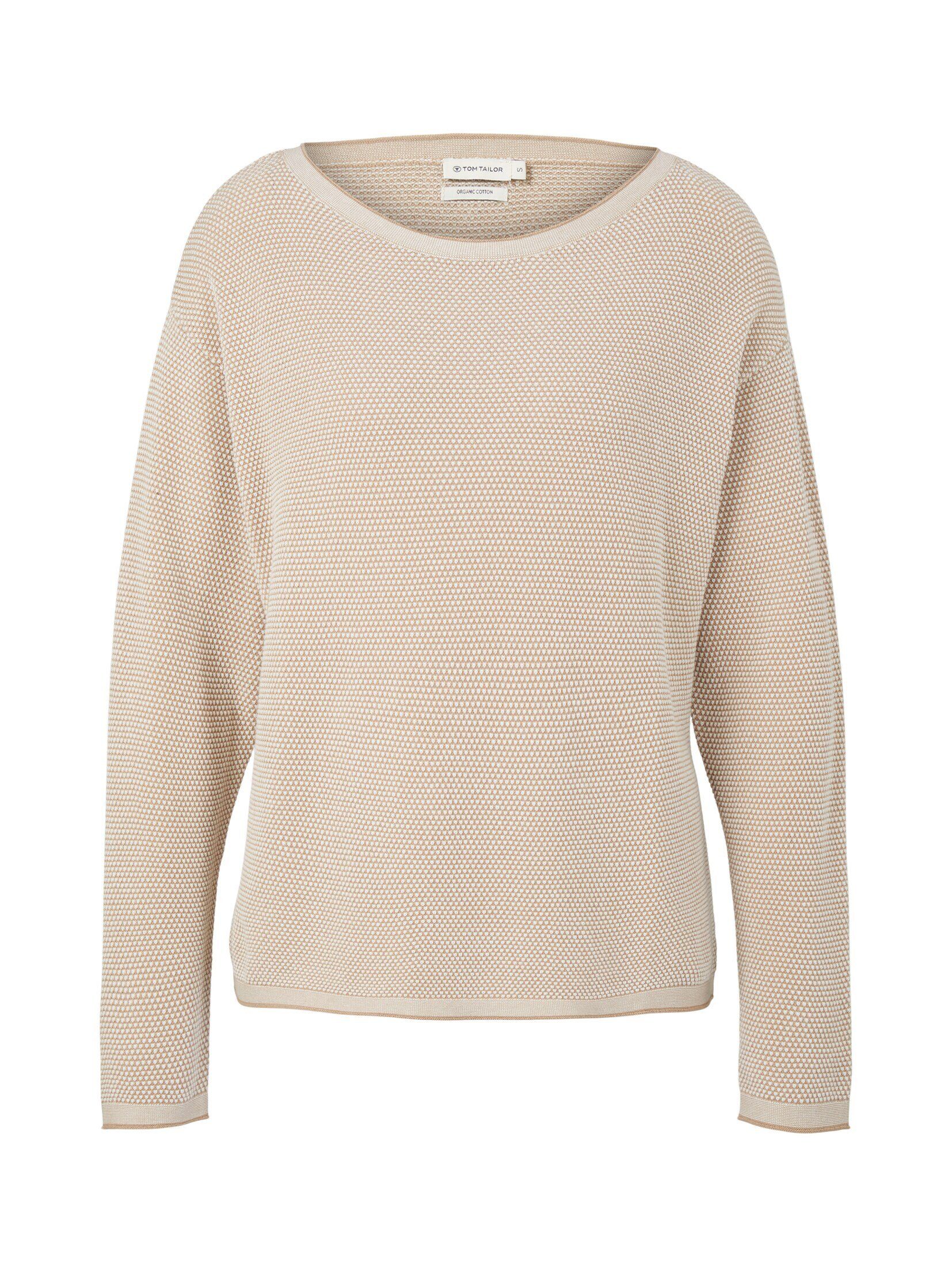TOM TAILOR Strickpullover Strickpullover mit Struktur 