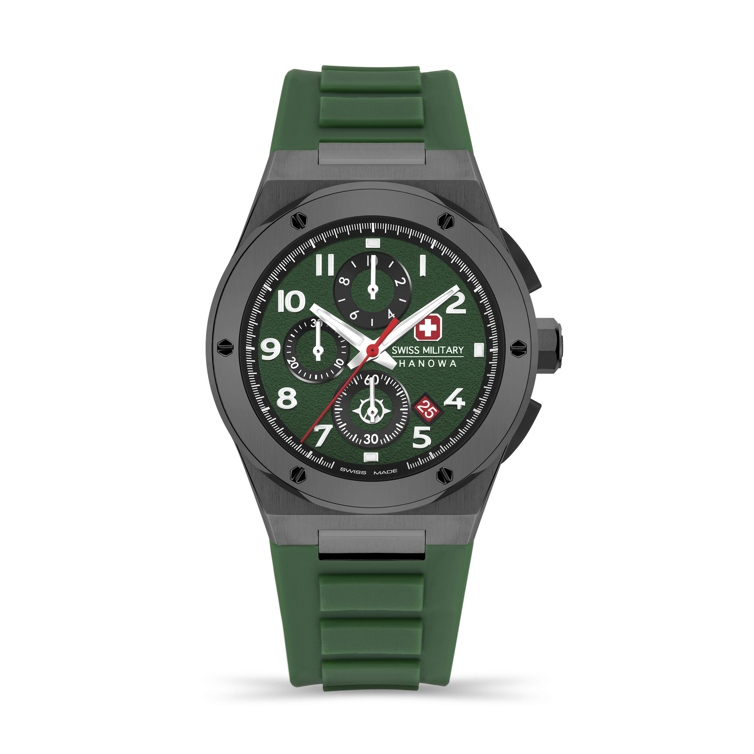 Swiss Military Hanowa Quarzuhr Quarzuhr Herrenuhr 43 Quarz Herren