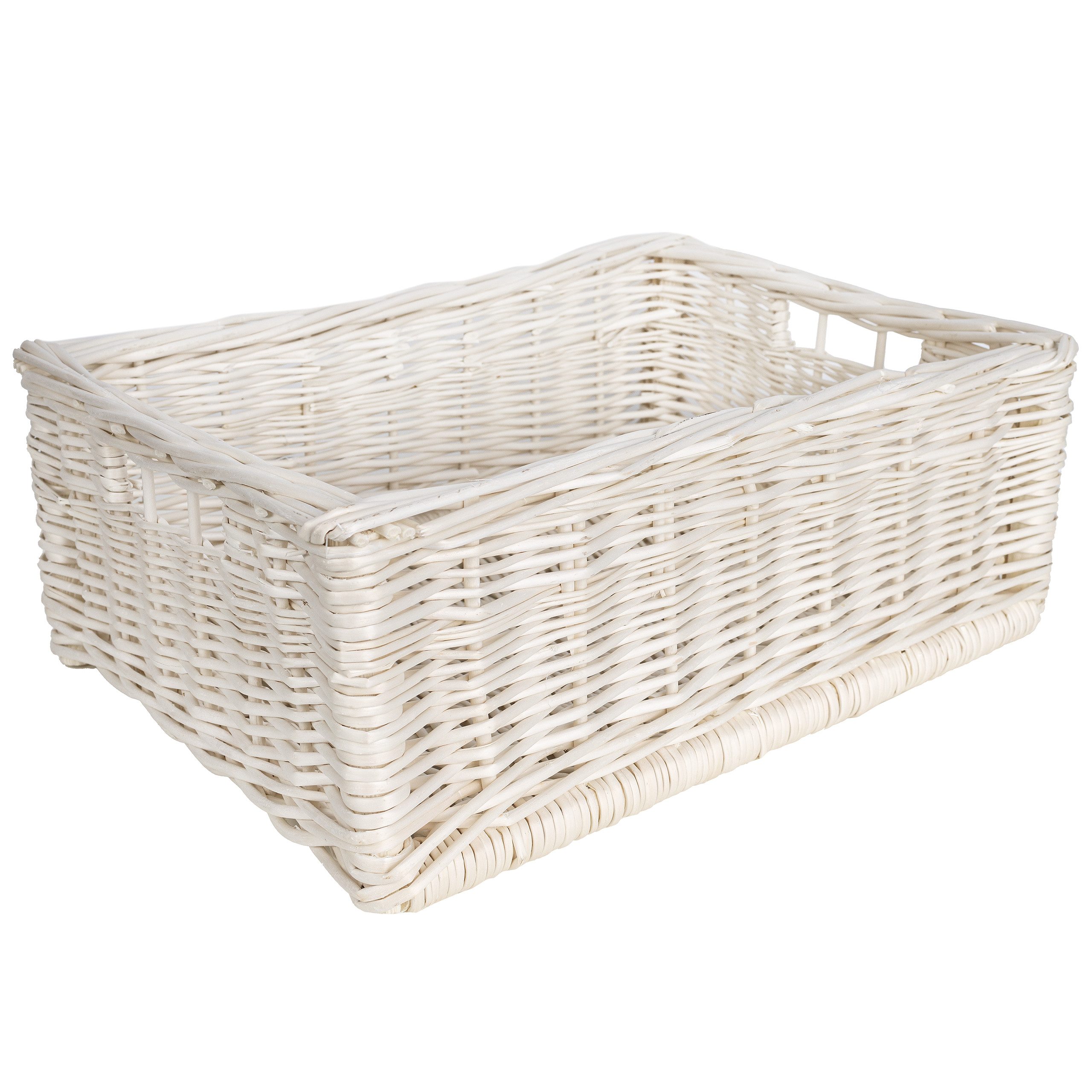 Creative Home Holzkiste Weidenkorb Aufbewahrungskorb, Handgeflochten, günstig online kaufen
