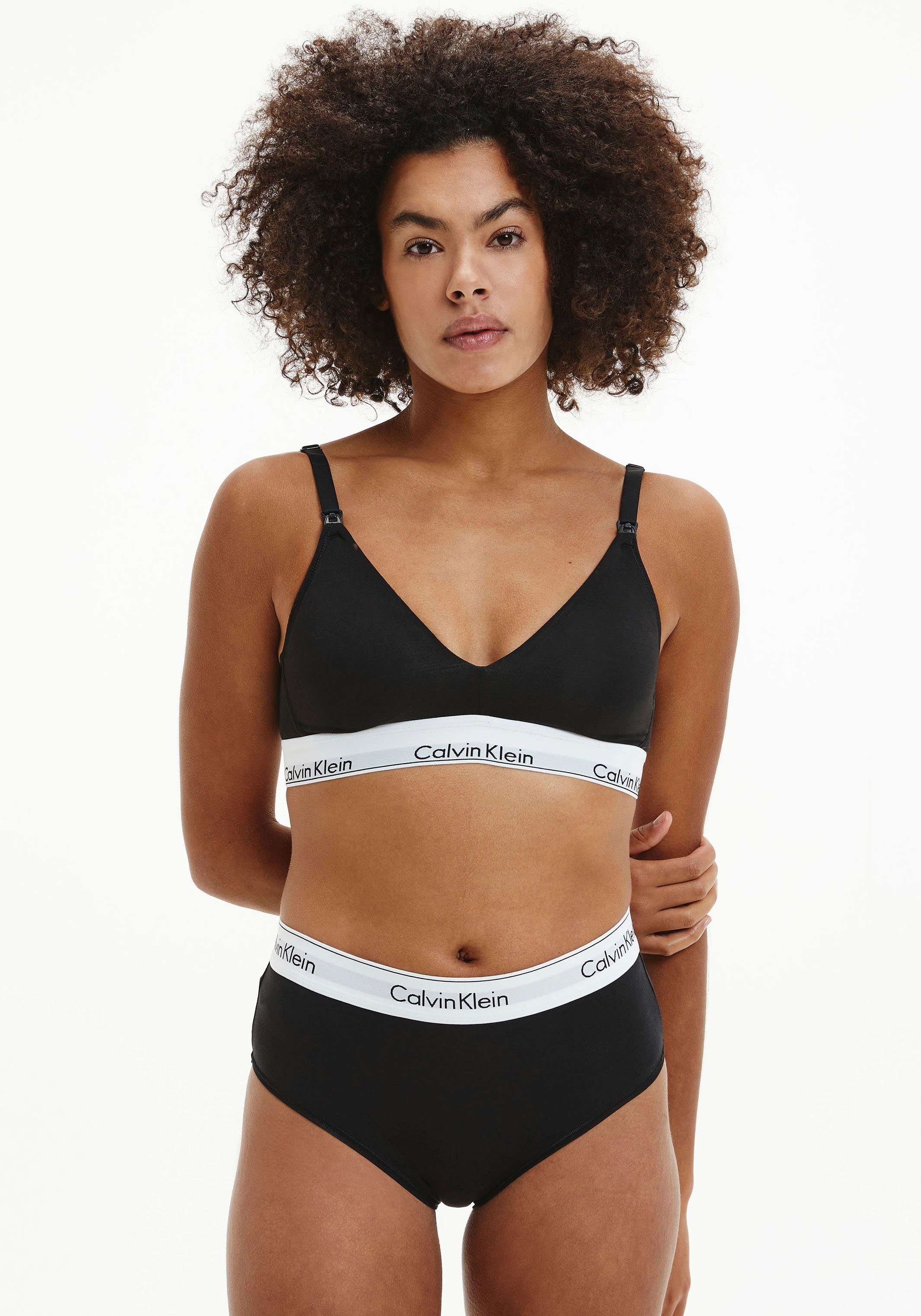 Calvin Klein Underwear Still-BH mit Logo Unterbrustband schwarz