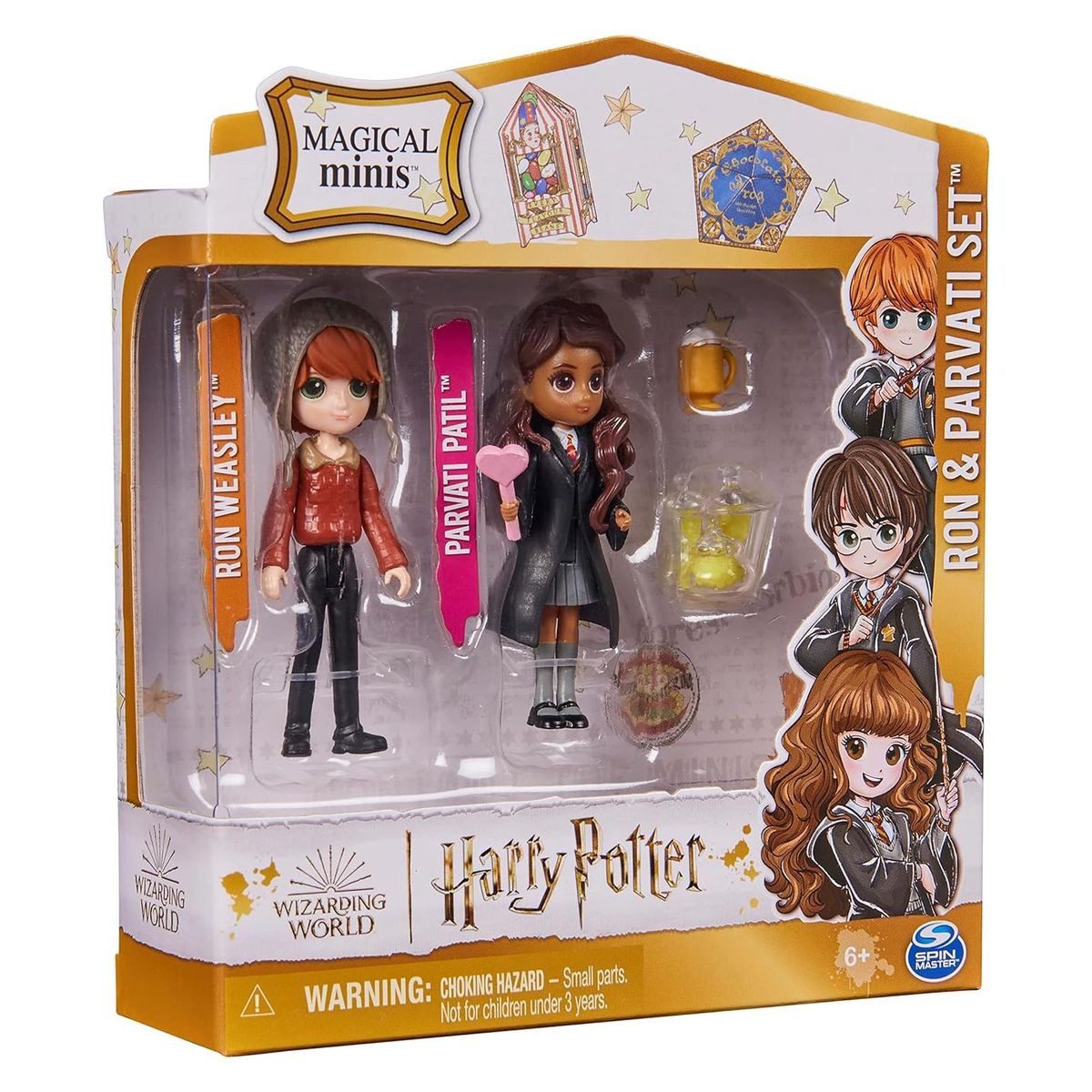 Actionfigur Spin Master 6064902 - Harry Potter - Ron Weasley&Parvati, Minifiguren