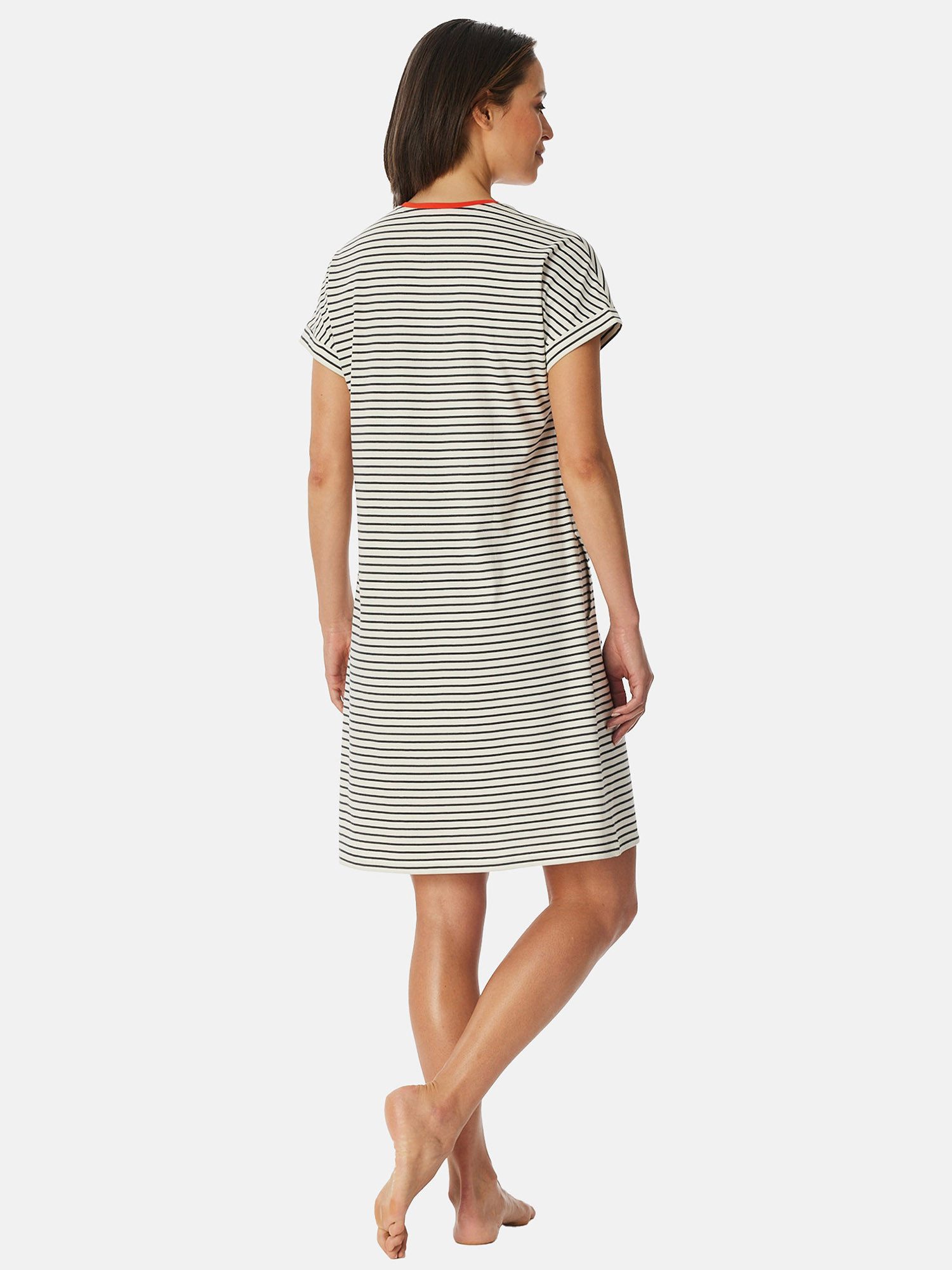 Schiesser Nachthemd Casual Essentials Nacht-hemd schlafmode sleepwear