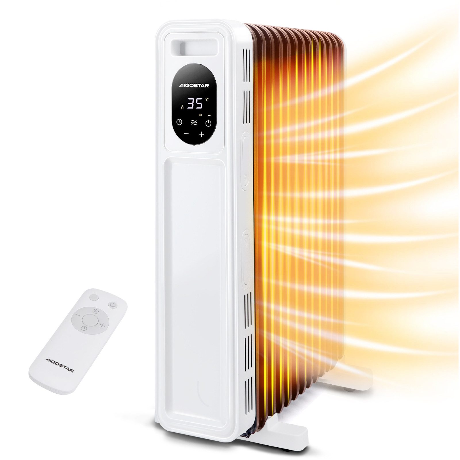 Aigostar Ölradiator Energiesparend Heizung Elektrisch mit Thermostat & Fern günstig online kaufen