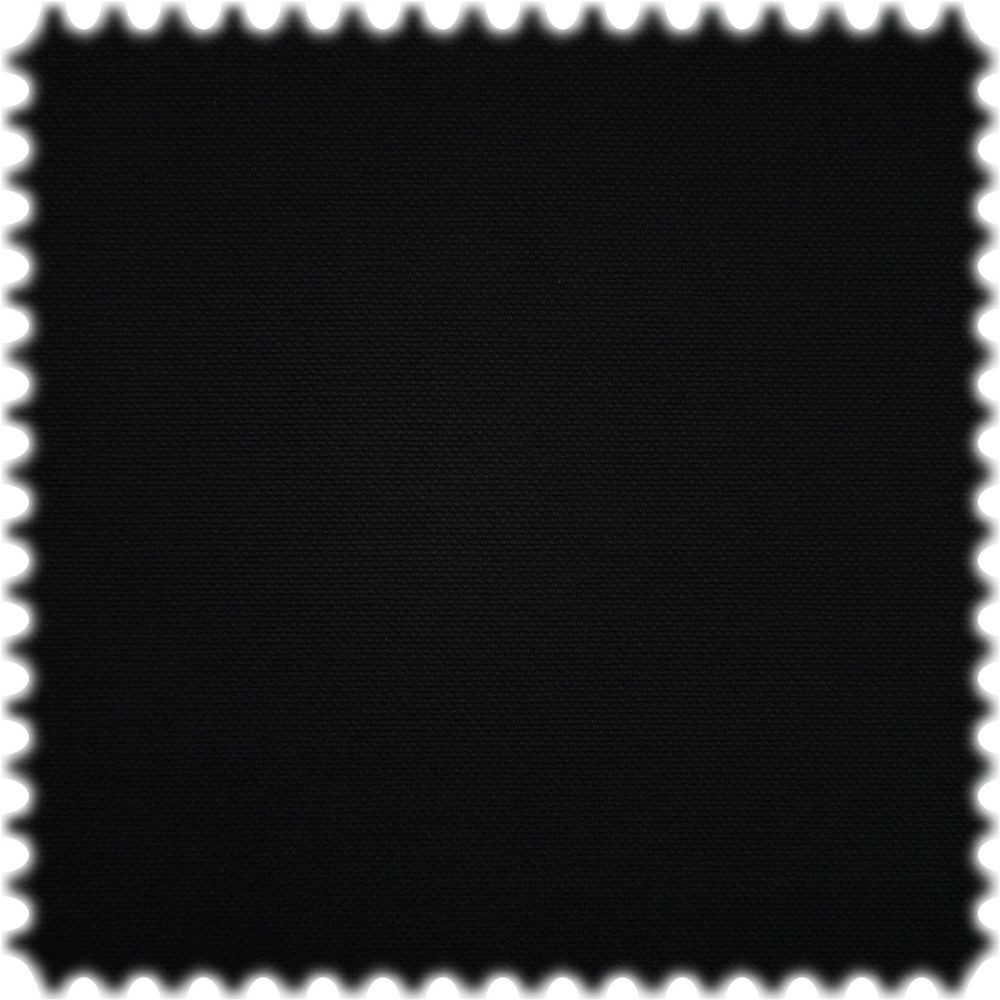 Heiro Stoff Naturfaser Möbelstoff Stockholm Schwarz, Polsterstoff Meterware - Breite:140 cm