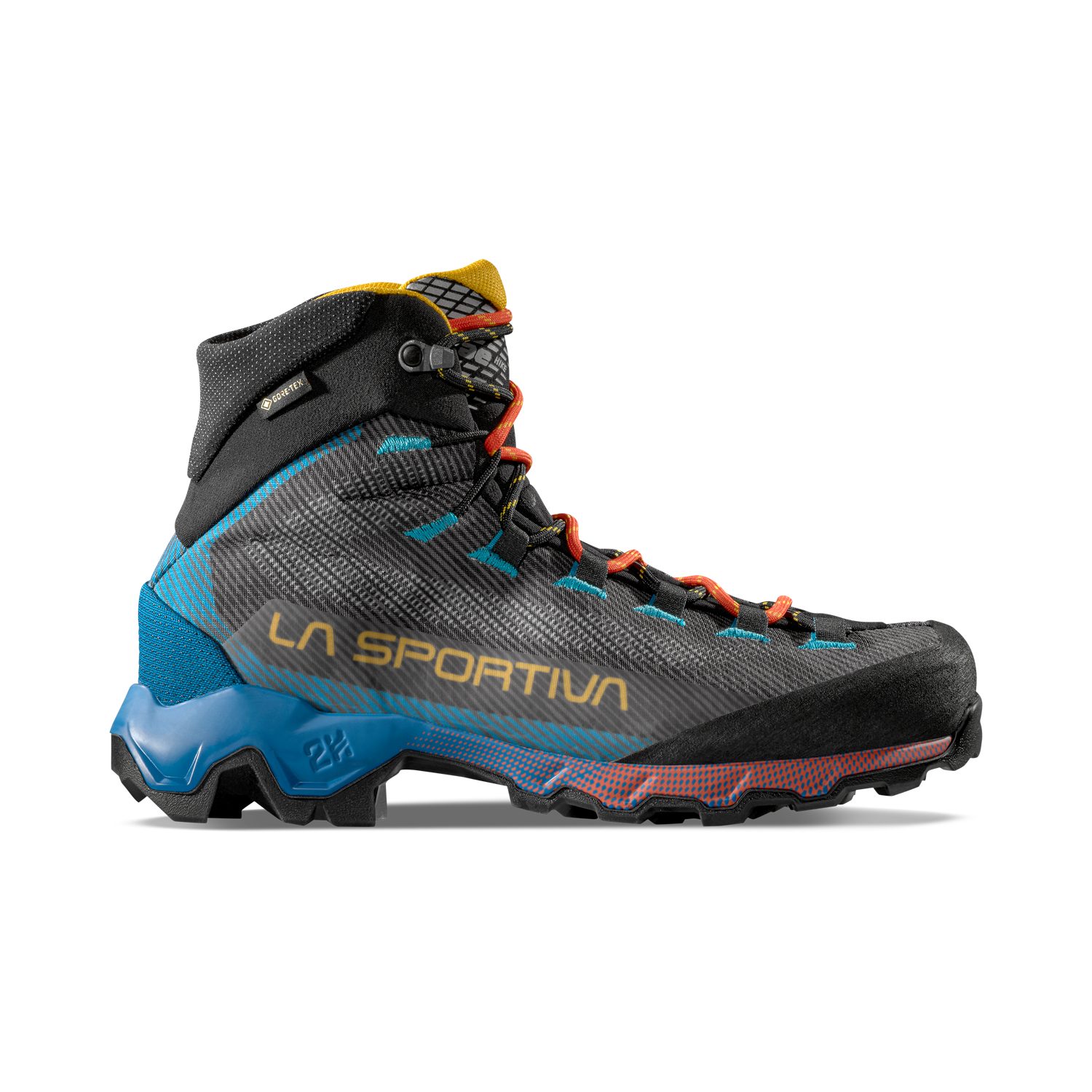 La Sportiva Aequilibrium Hike GTX - Herren Wanderschuh - Carbon/Tropic Blue Wanderschuh