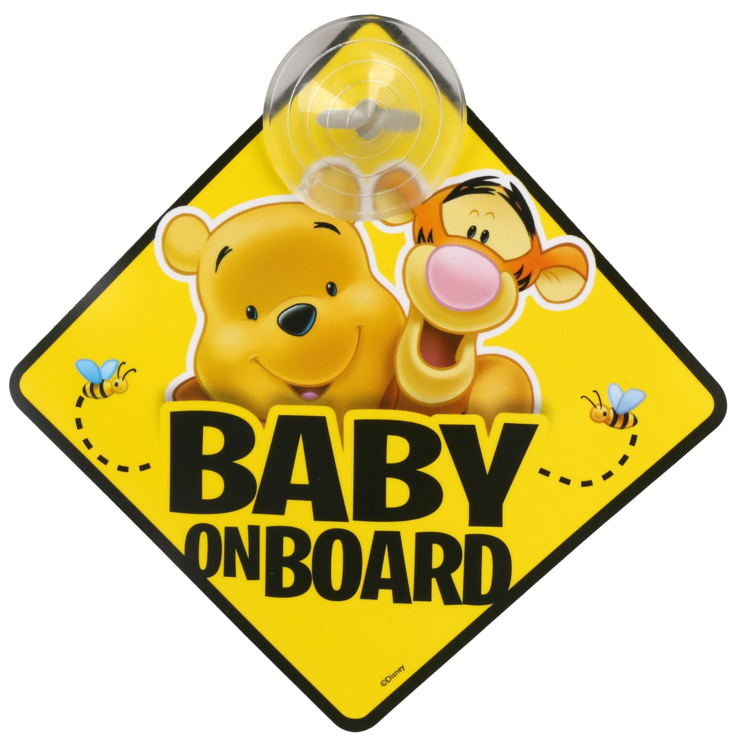 Disney Winnie Puuh Autosonnenschutz Disney Winnie Puuh Autoschild mit Saugnapf – Baby on Board