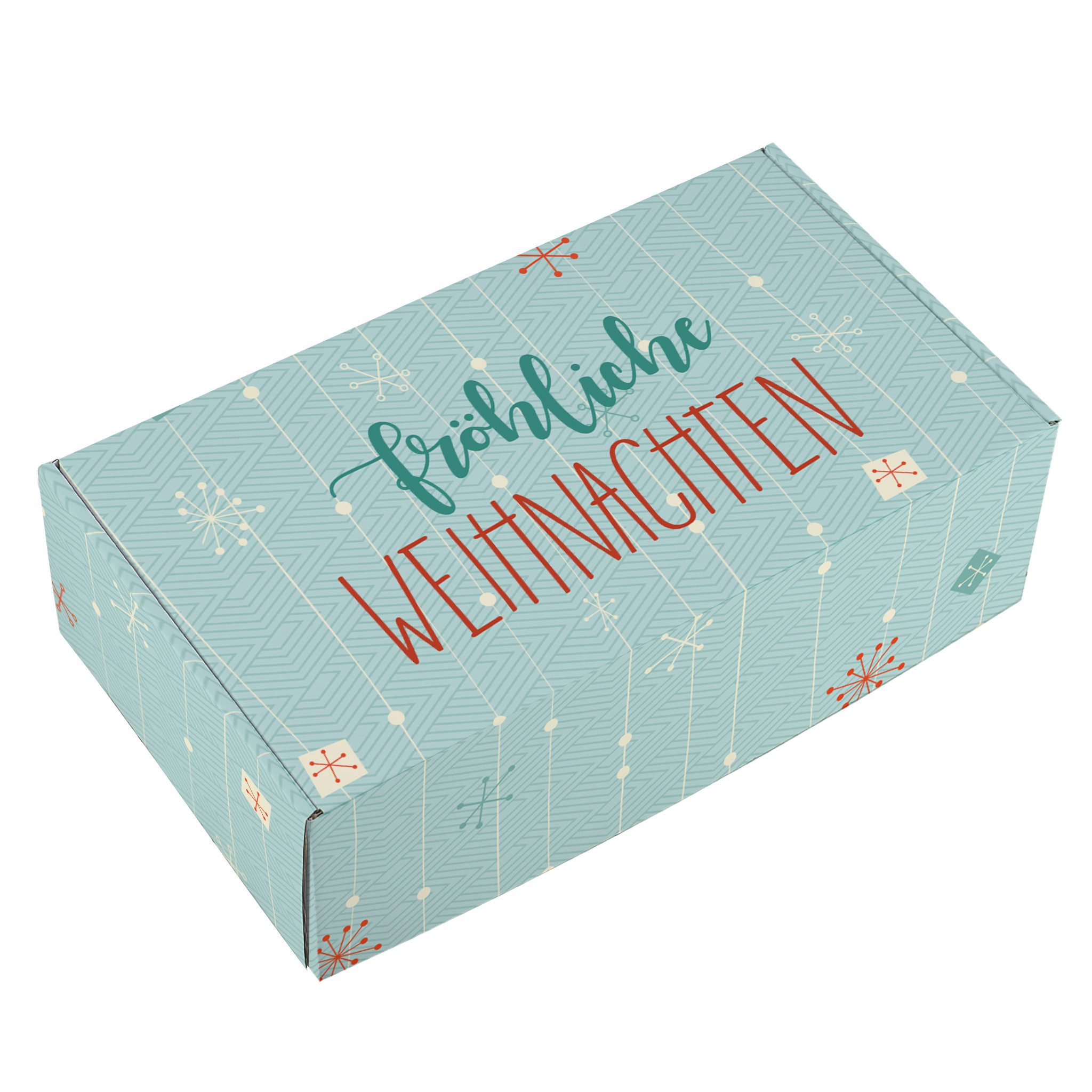 Herz & Heim Geschenkbox für Weihnachtsgeschenke - Geschenkverpackung zu Weihnachten, viele Motive zur Auswahl
